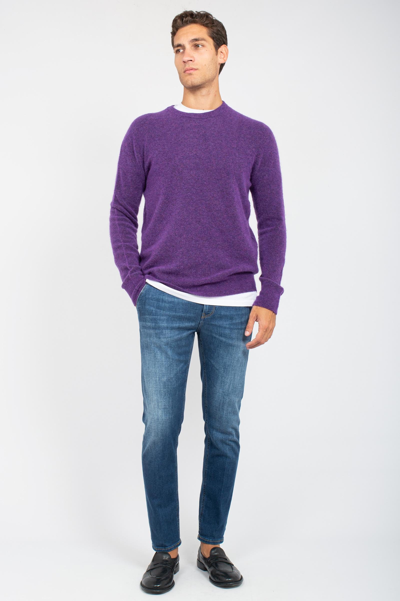 girocollo in misto alpaca 253M14001 34 ROBERTO COLLINA