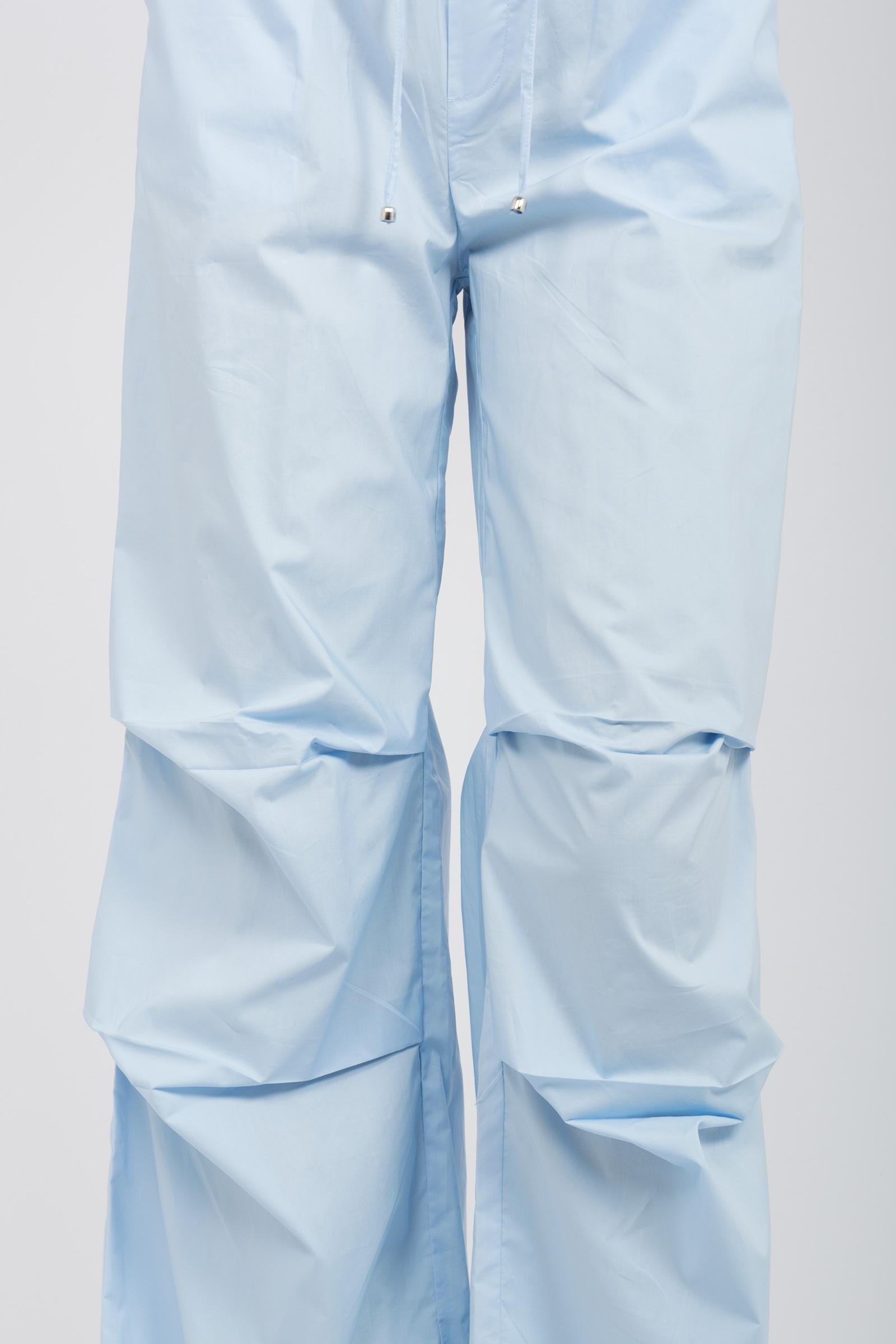 pantalone parachute in popeline S25PL02 LB05 WEILI ZHENG