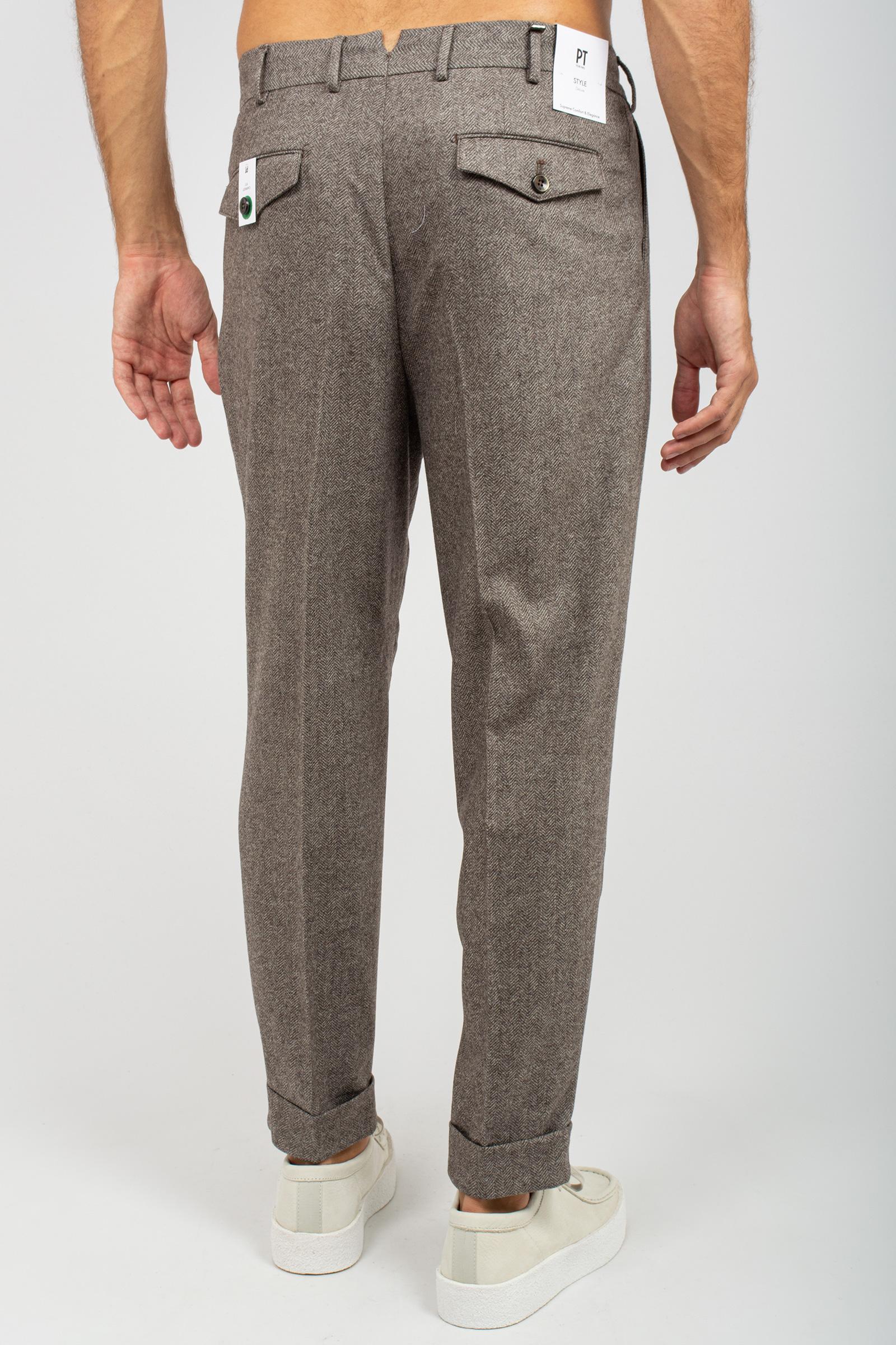 pantalone in misto lana 'carrot' COZFCLZB0CL1 TO020140 PT TORINO