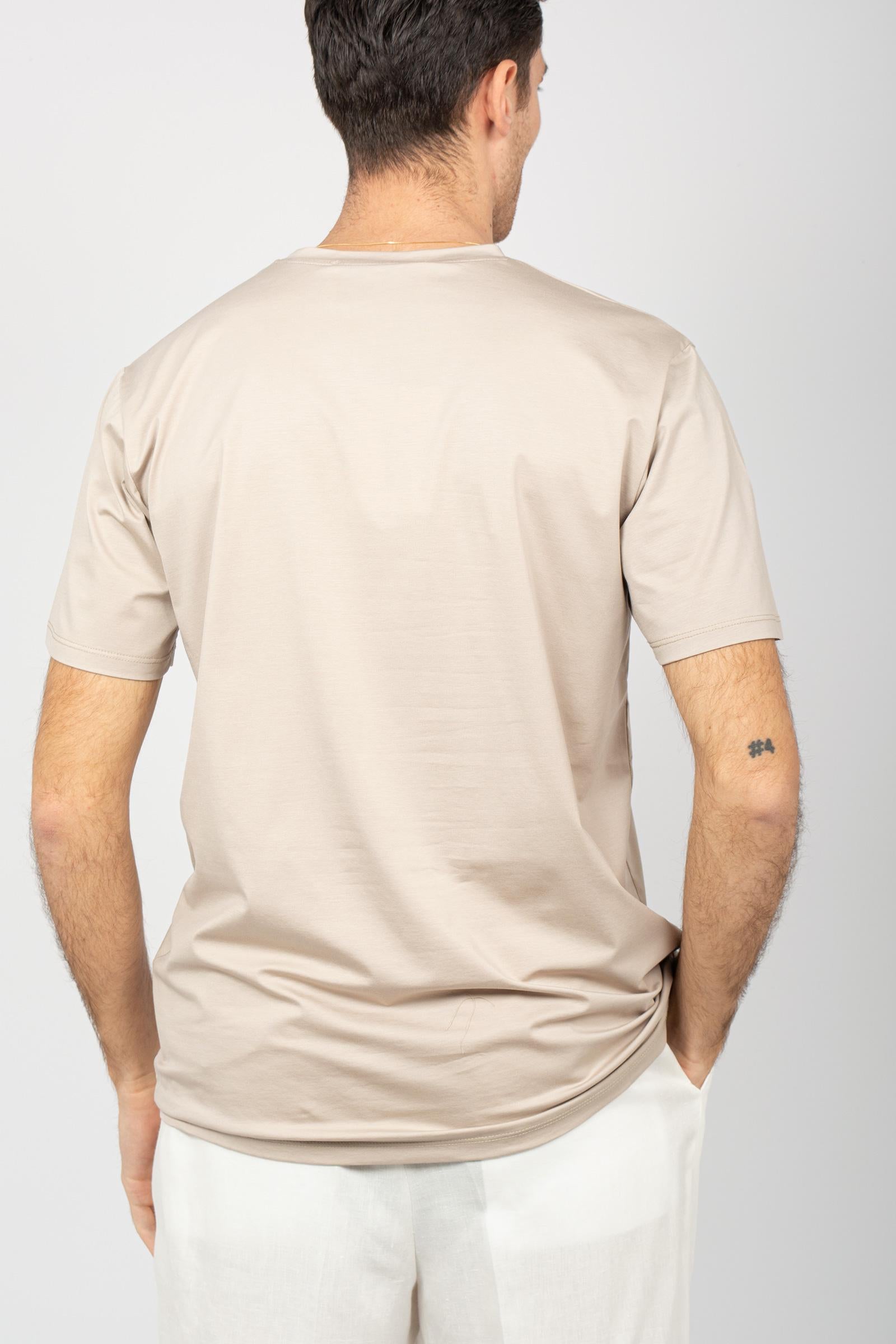 t-shirt in cotone B6D0055 CORDA AMARANTO