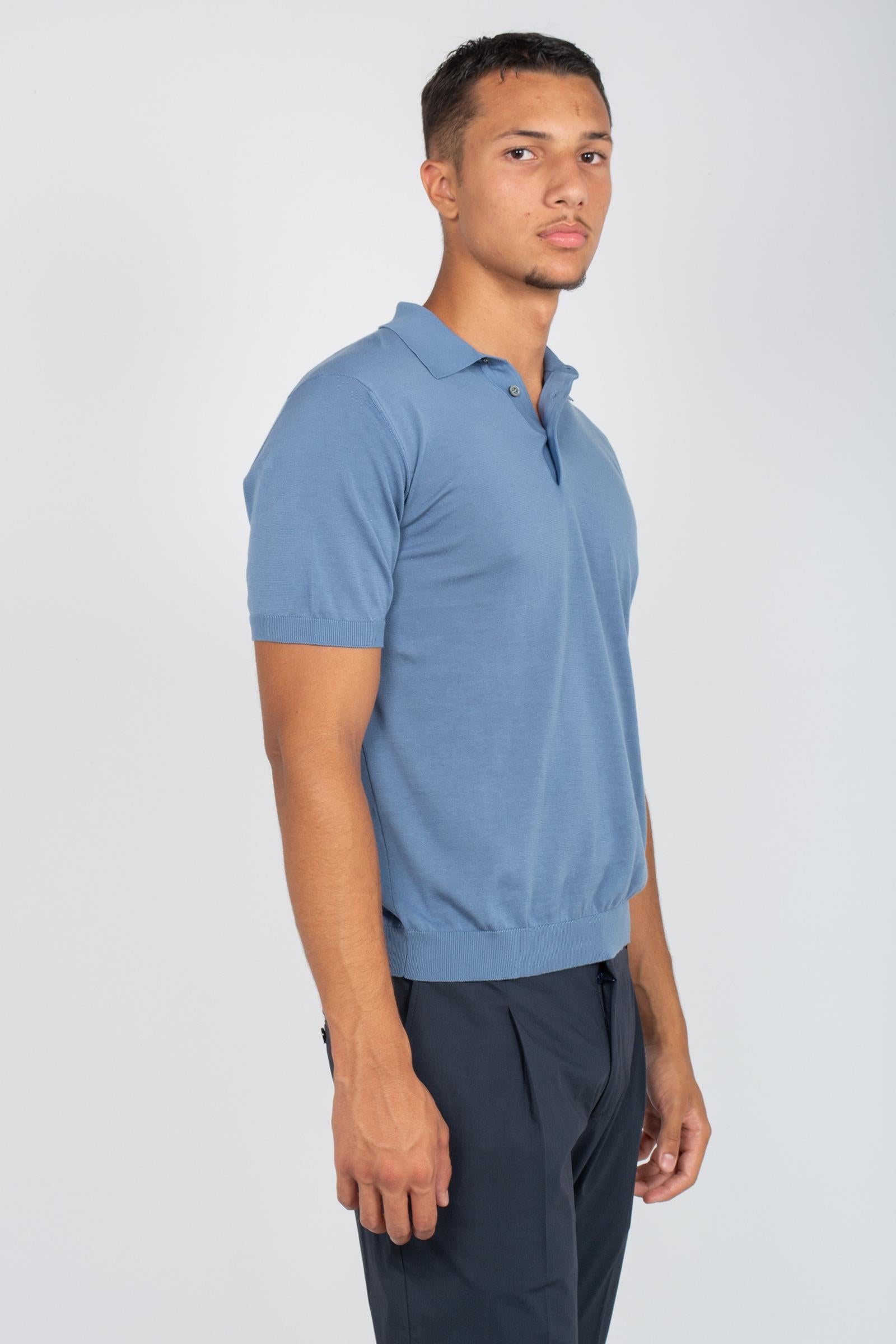 polo in cotone unito D0GN202 725 DRUMOHR