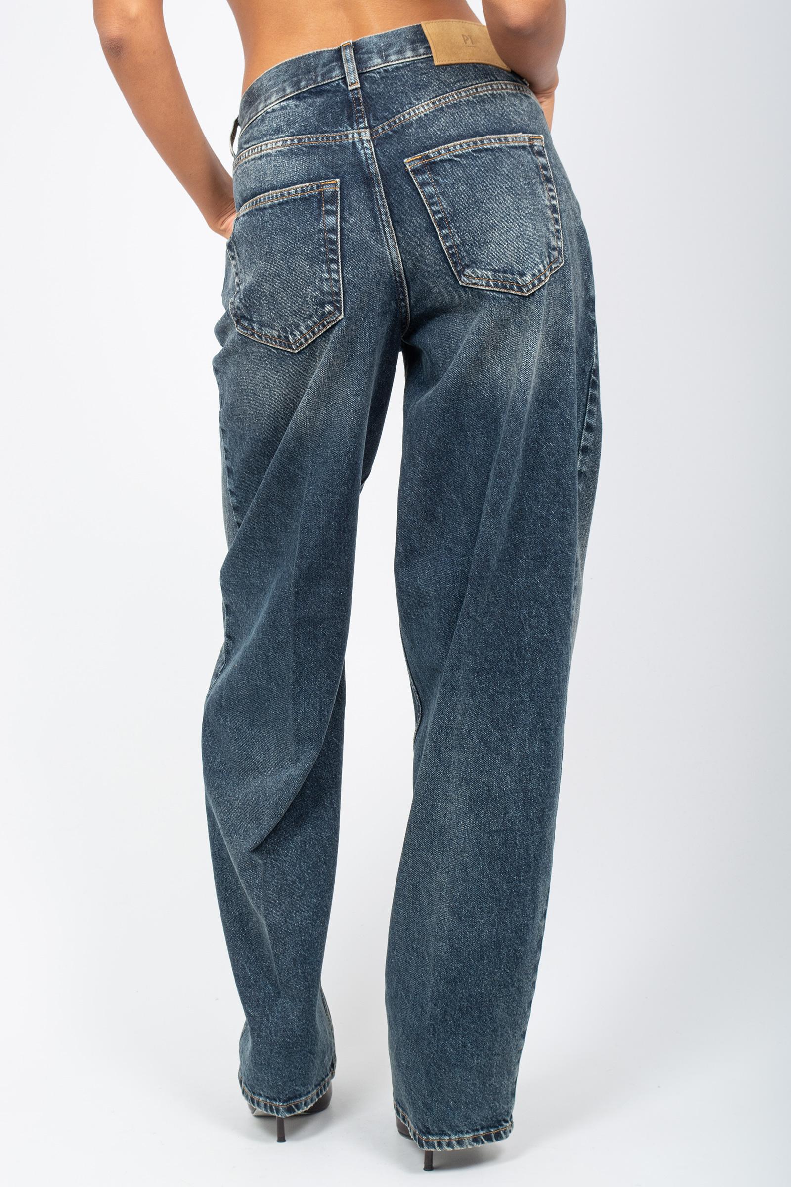 denim wide leg in cotone 'megan' C1VPMGZ0 AW0220MN32 PT TORINO DENIM