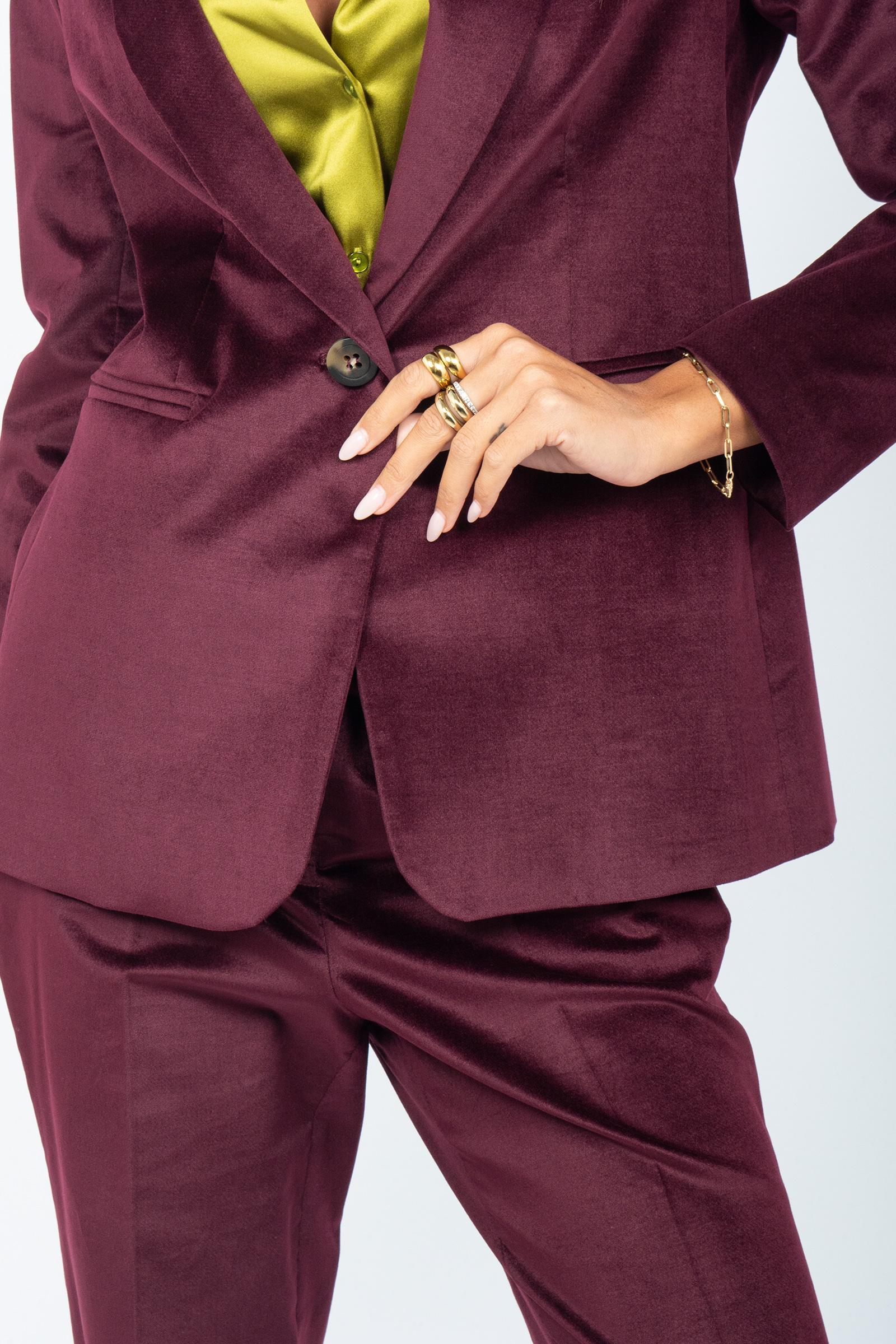 tailleur in velluto 6J24R0000058N 29 DIANA GALLESI