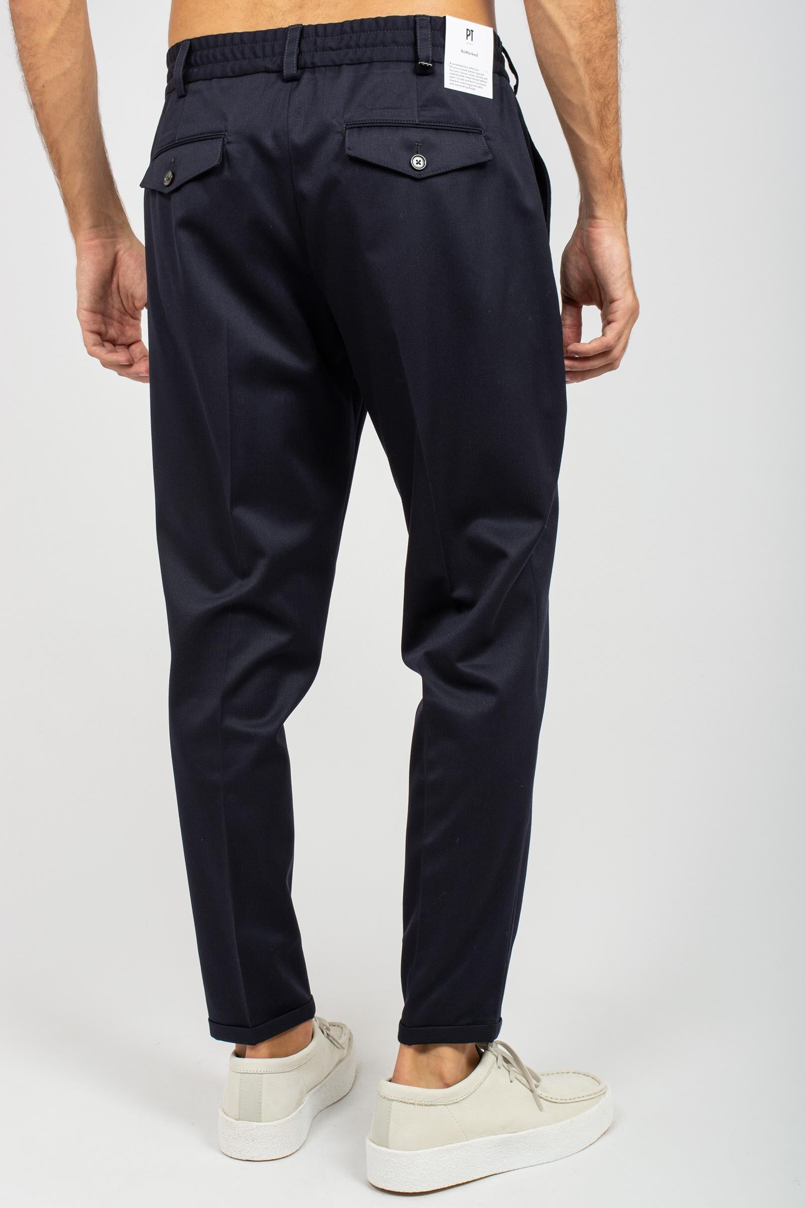 pantalone in gabardine di lana 'the rebel' CORFRBB30REW SD740360 PT TORINO