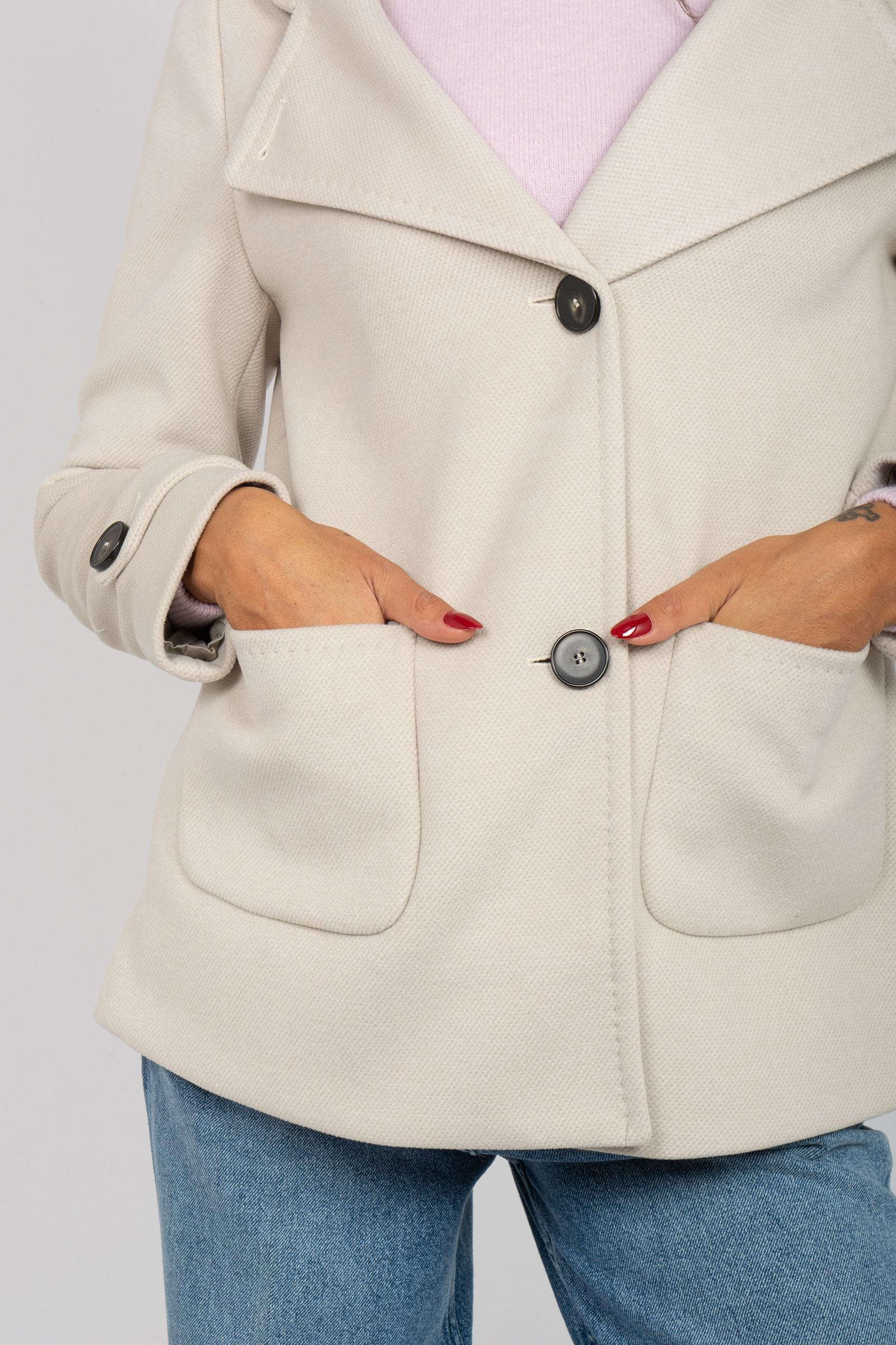 giacca in misto con cappuccio H14046A554 51 TRD