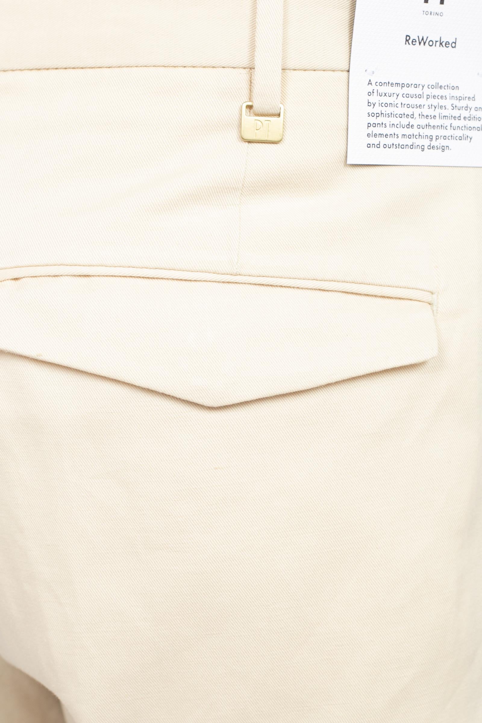 pantalone in lino e cotone 'michael' C0ASJDB00REW BP650015 PT TORINO