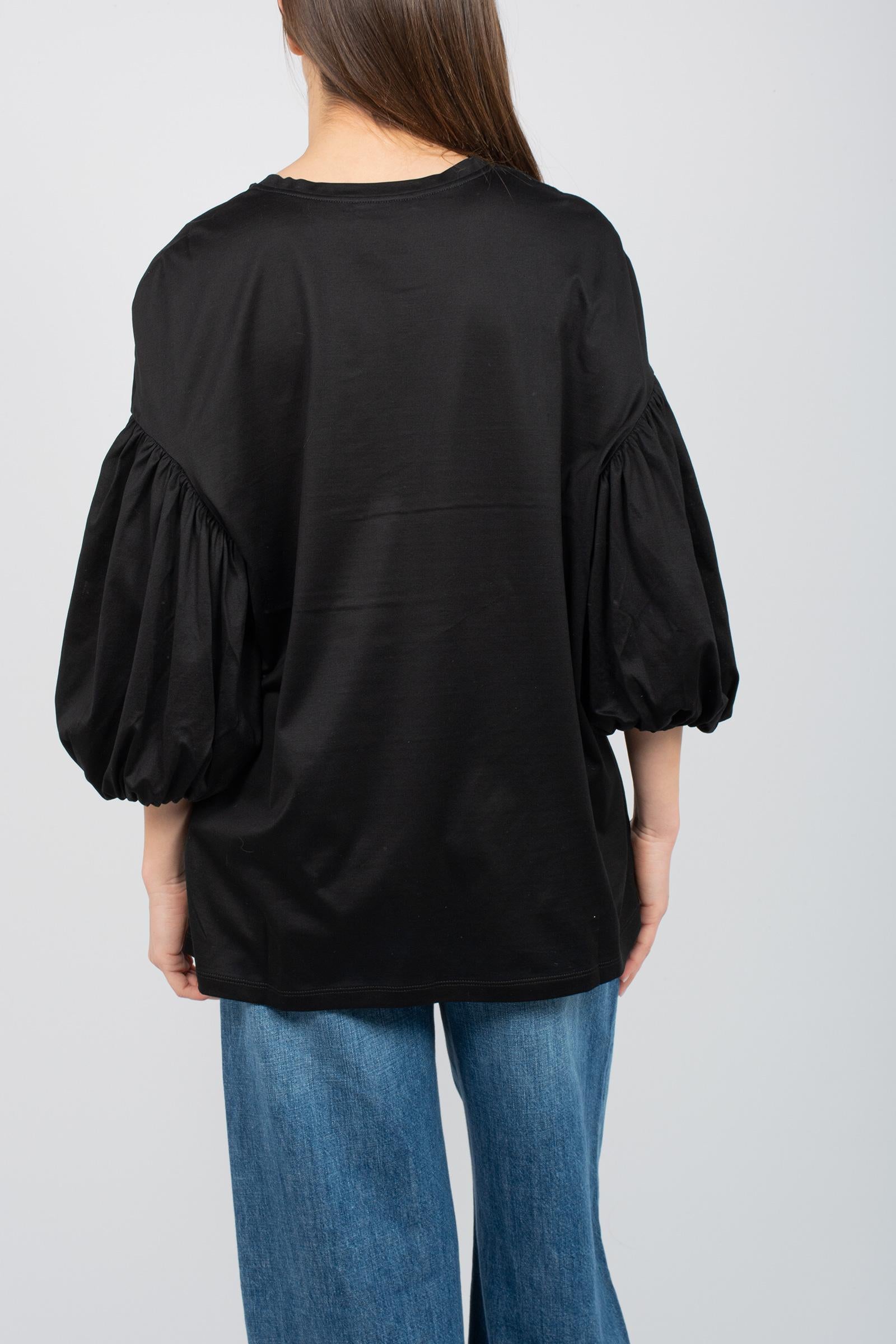 t-shirt manica baloon DRAGONCELLODD03 NERO DOUUOD