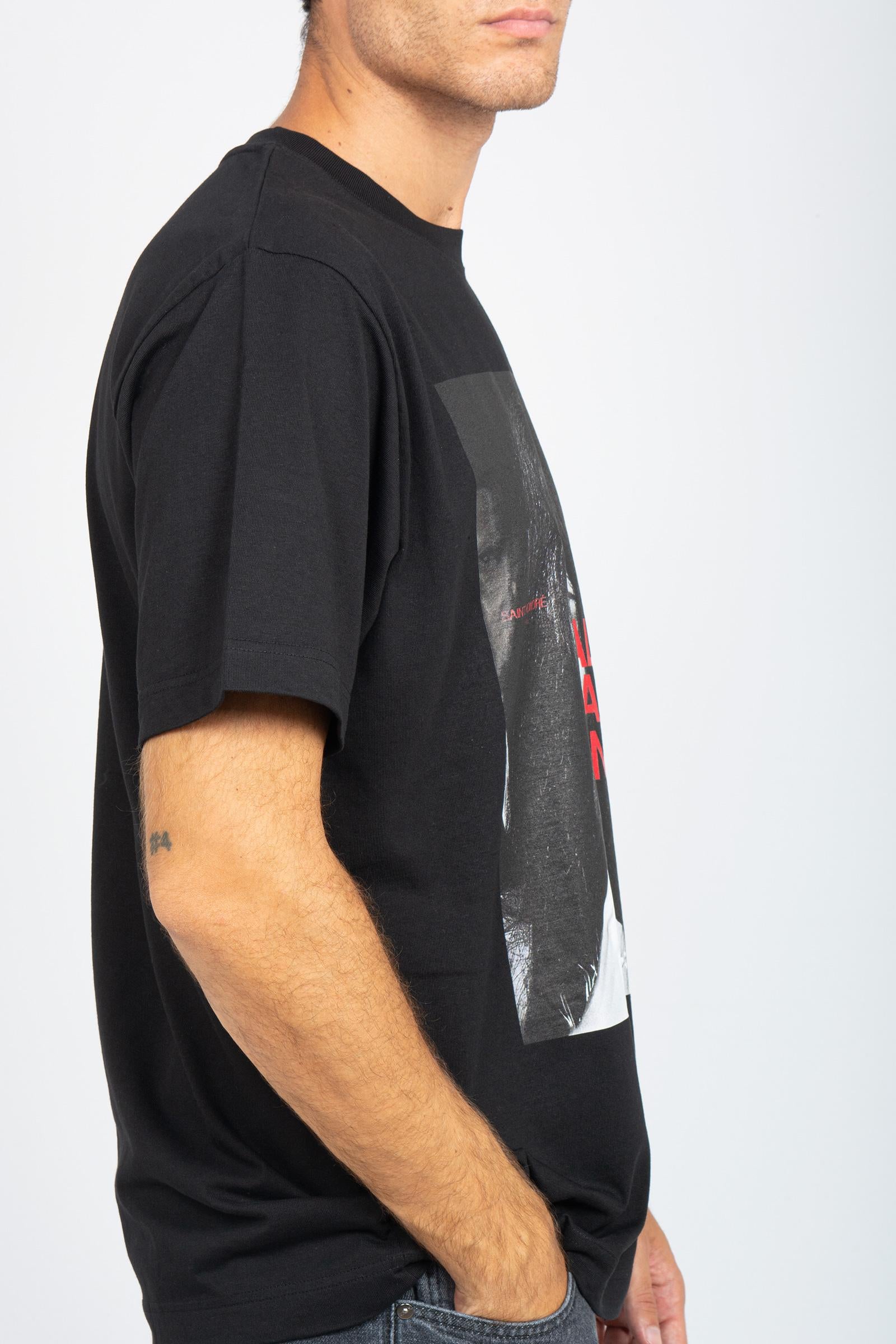 t-shirt oversize in cotone 'cher' TSOVER963CHER BLK ELITE