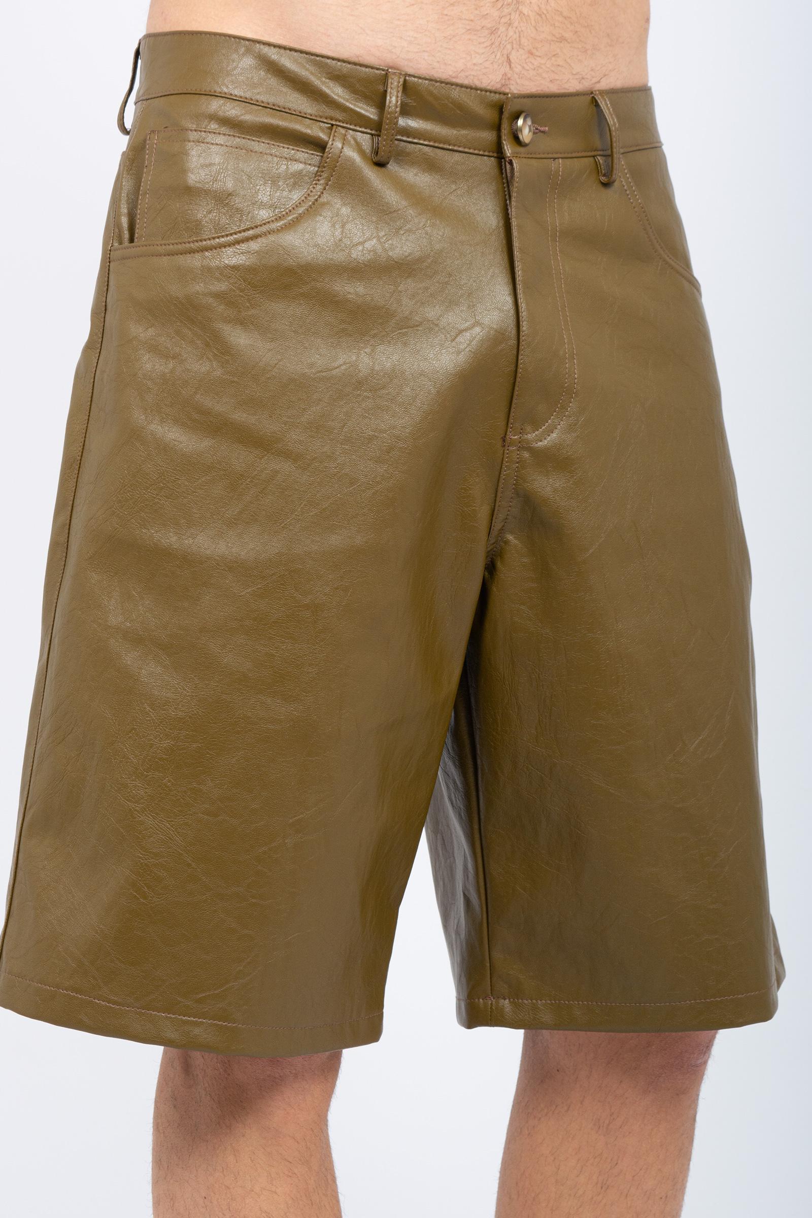 bermuda in ecopelle 2201C533 OLIVE C93