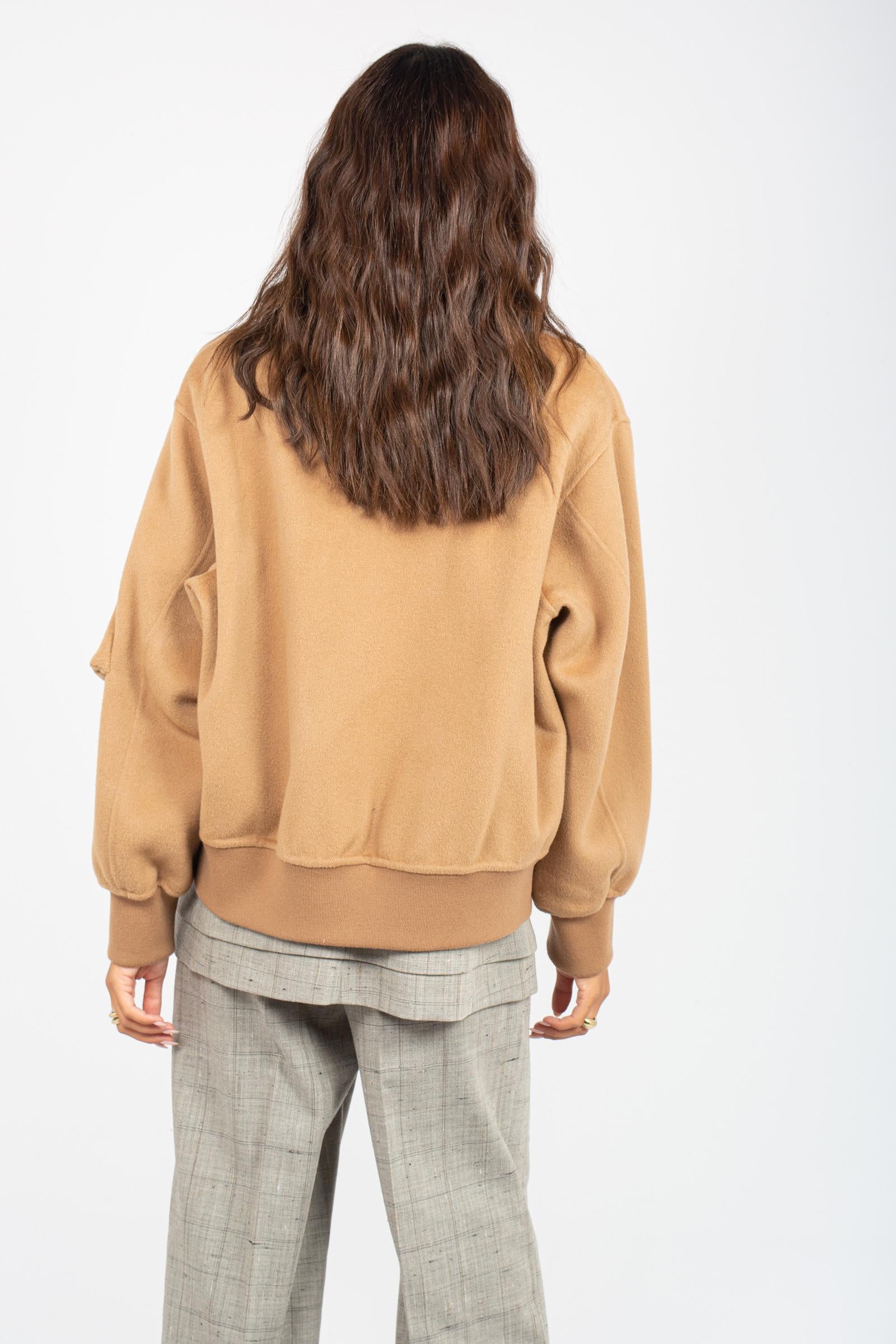 bomber in panno di lana 'azalea' Y5WV51 U70 SEMICOUTURE