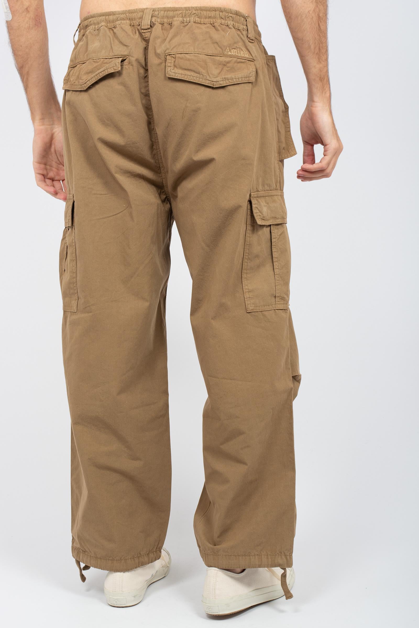 pantalone cargo in cotone washed 'para' AMU123CK820569 C0383 AMISH