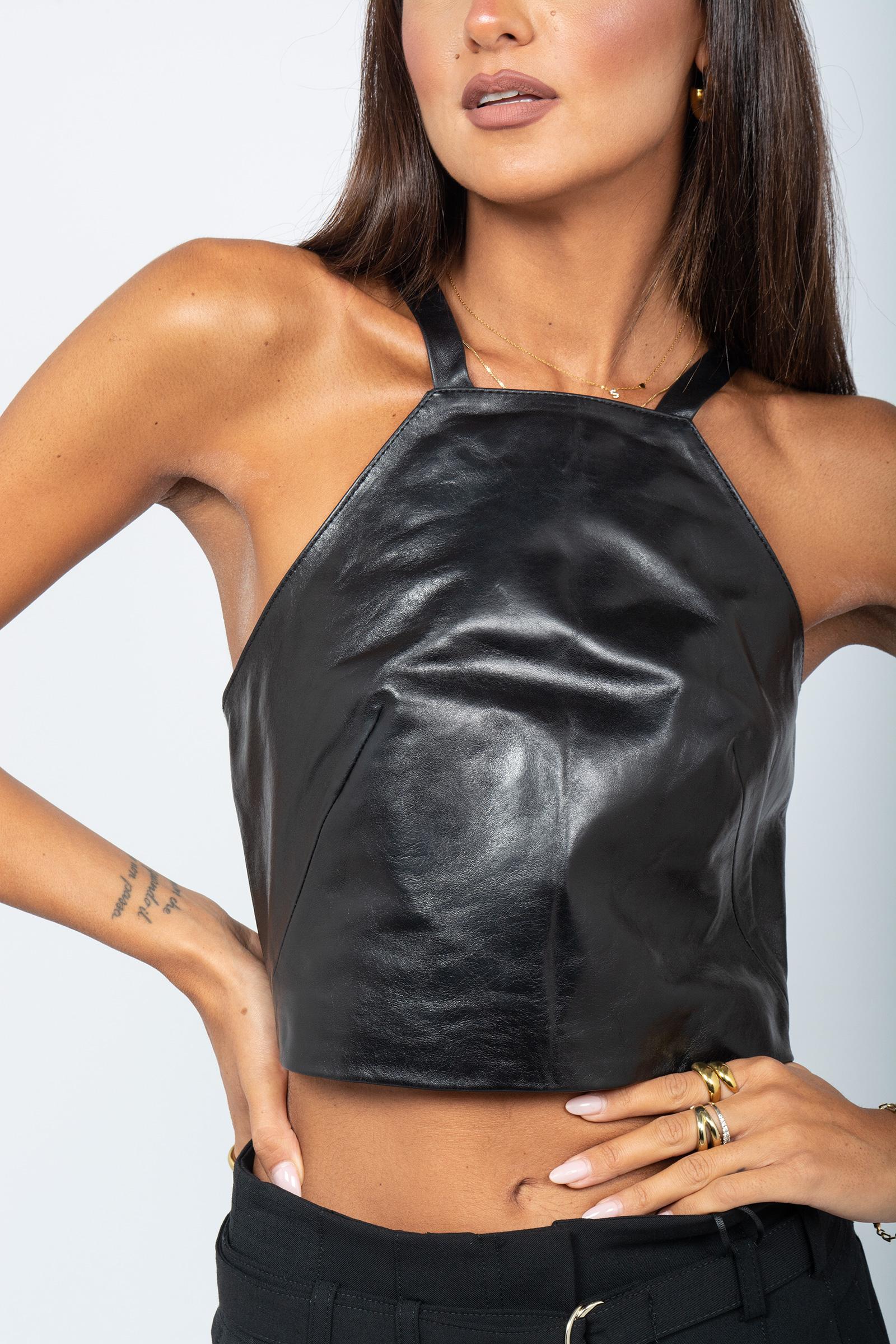top in pelle 'duero' DUERO 003 MARELLA