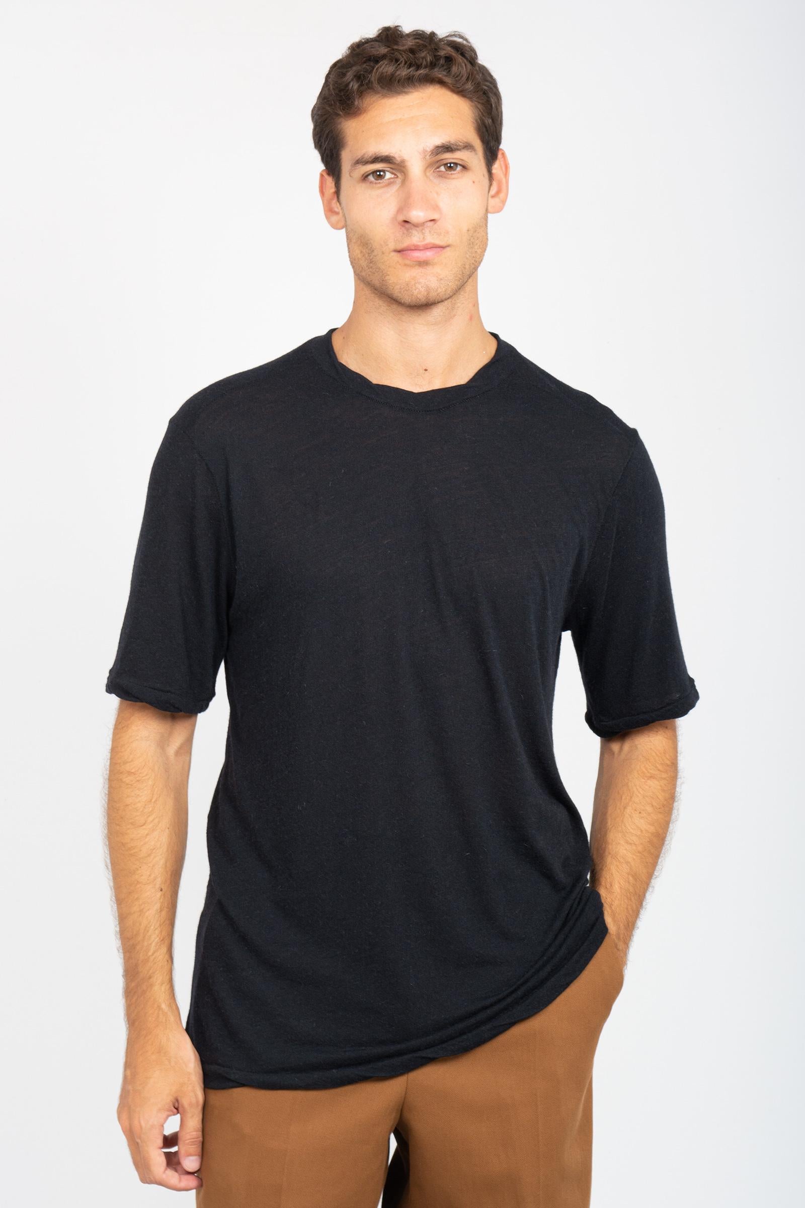t-shirt mezza manica in misto lana AI25AFU71 3 ATOMO FACTORY