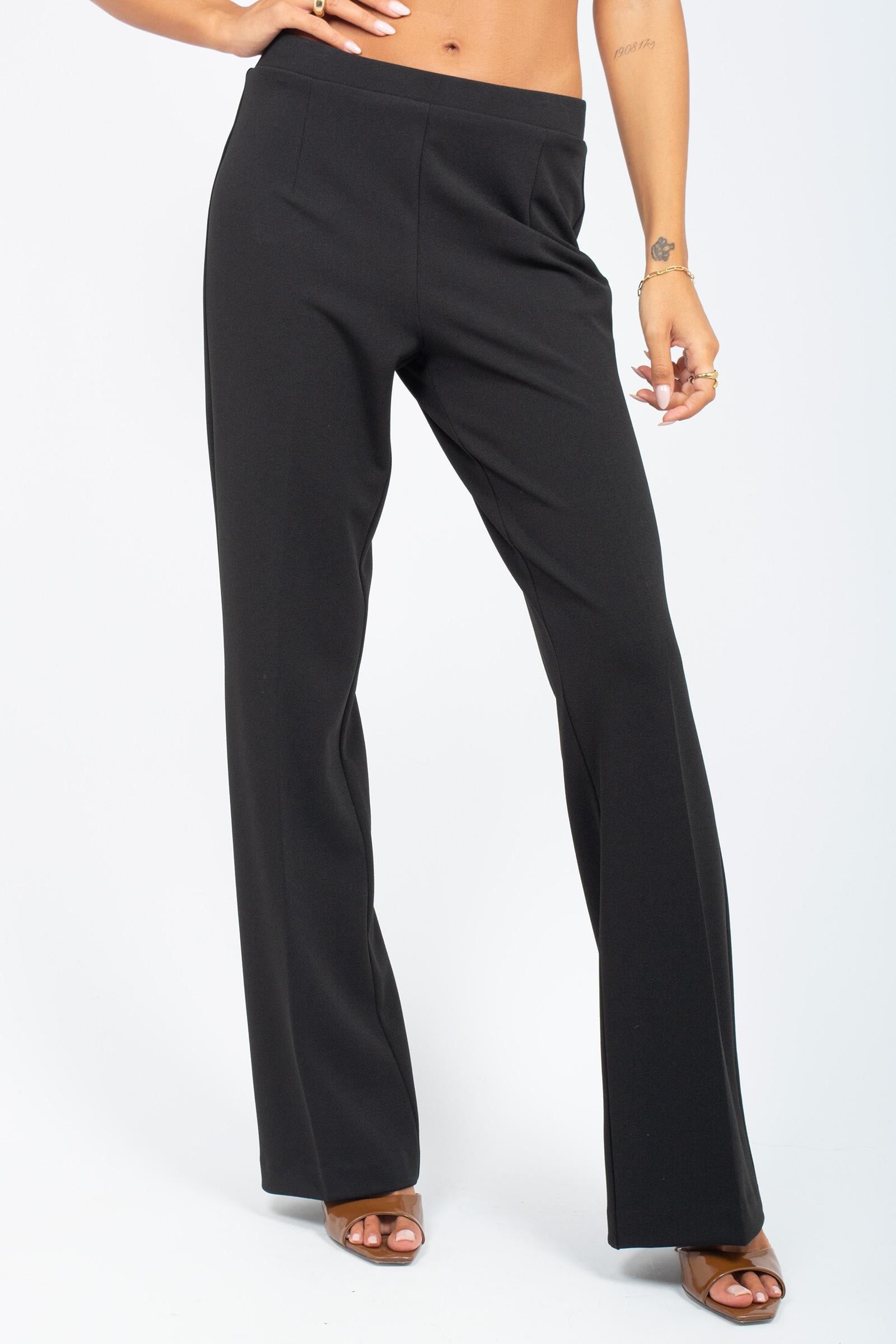 pantalone in cadis P008GRAZIANO BLACK SANGERMANO