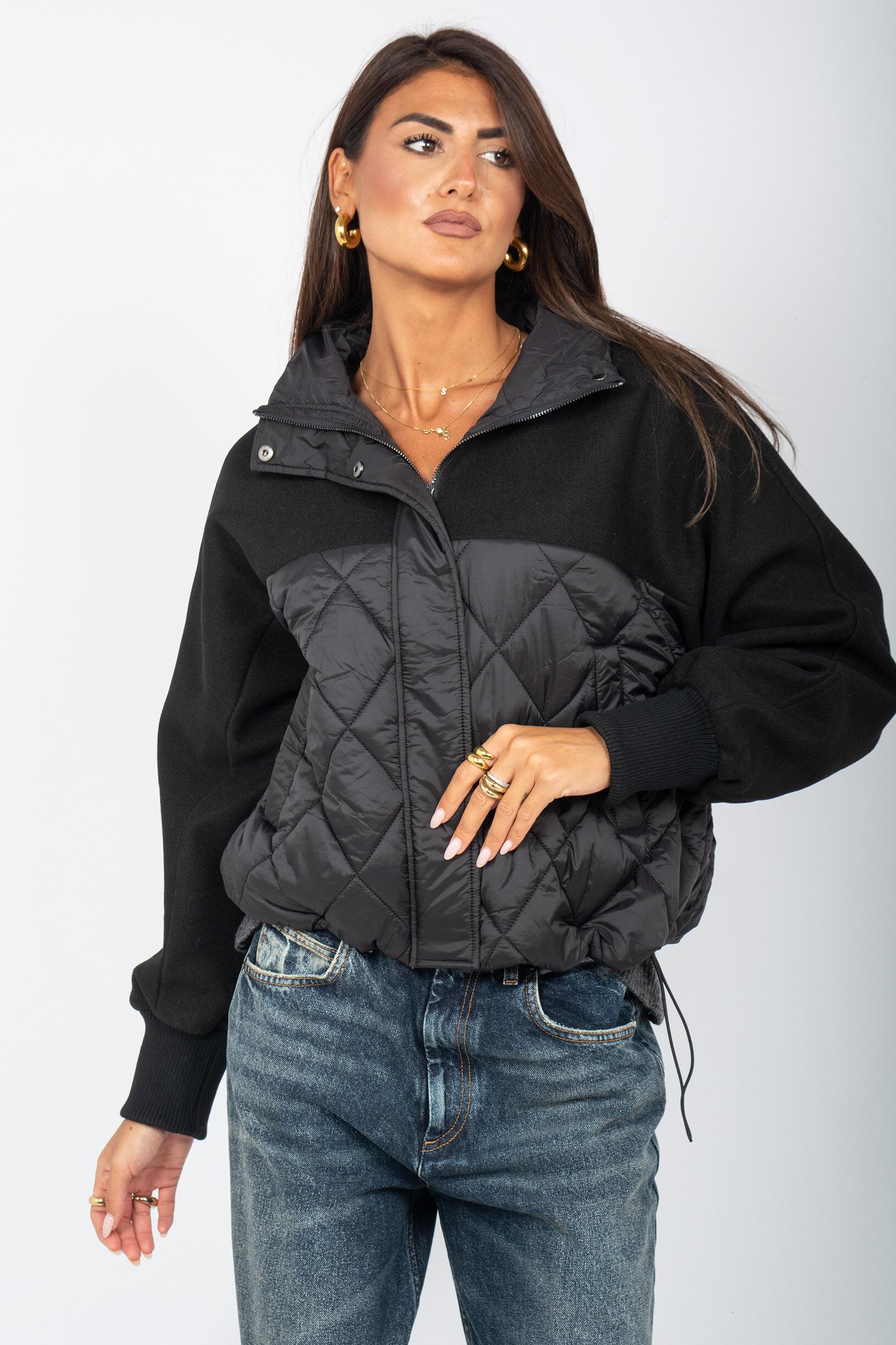 giacca piumino in lana e nylon R122R002130N 33 DIANA GALLESI