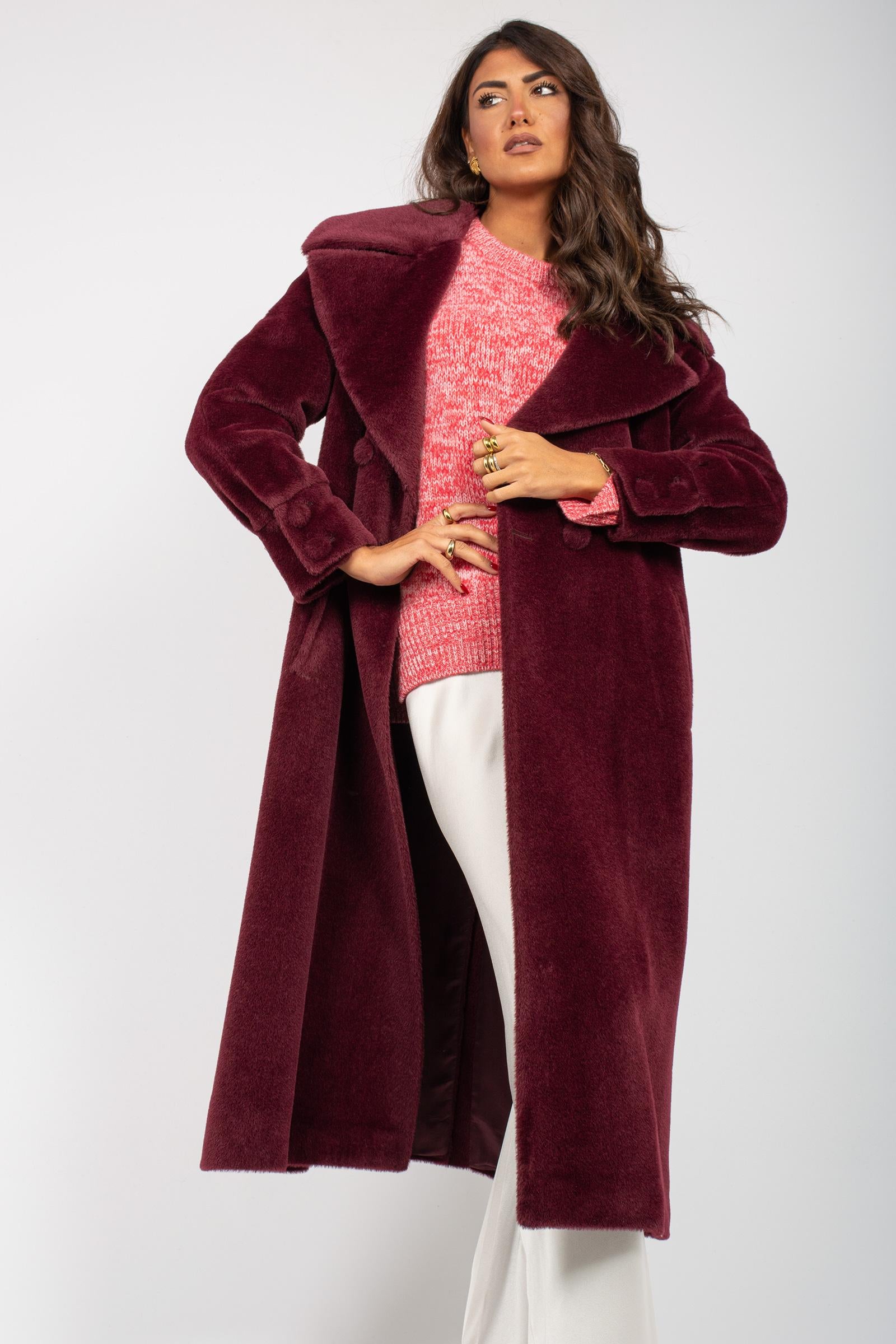 cappotto collo ampio in alpaca 8200265318 9499 TARDIA
