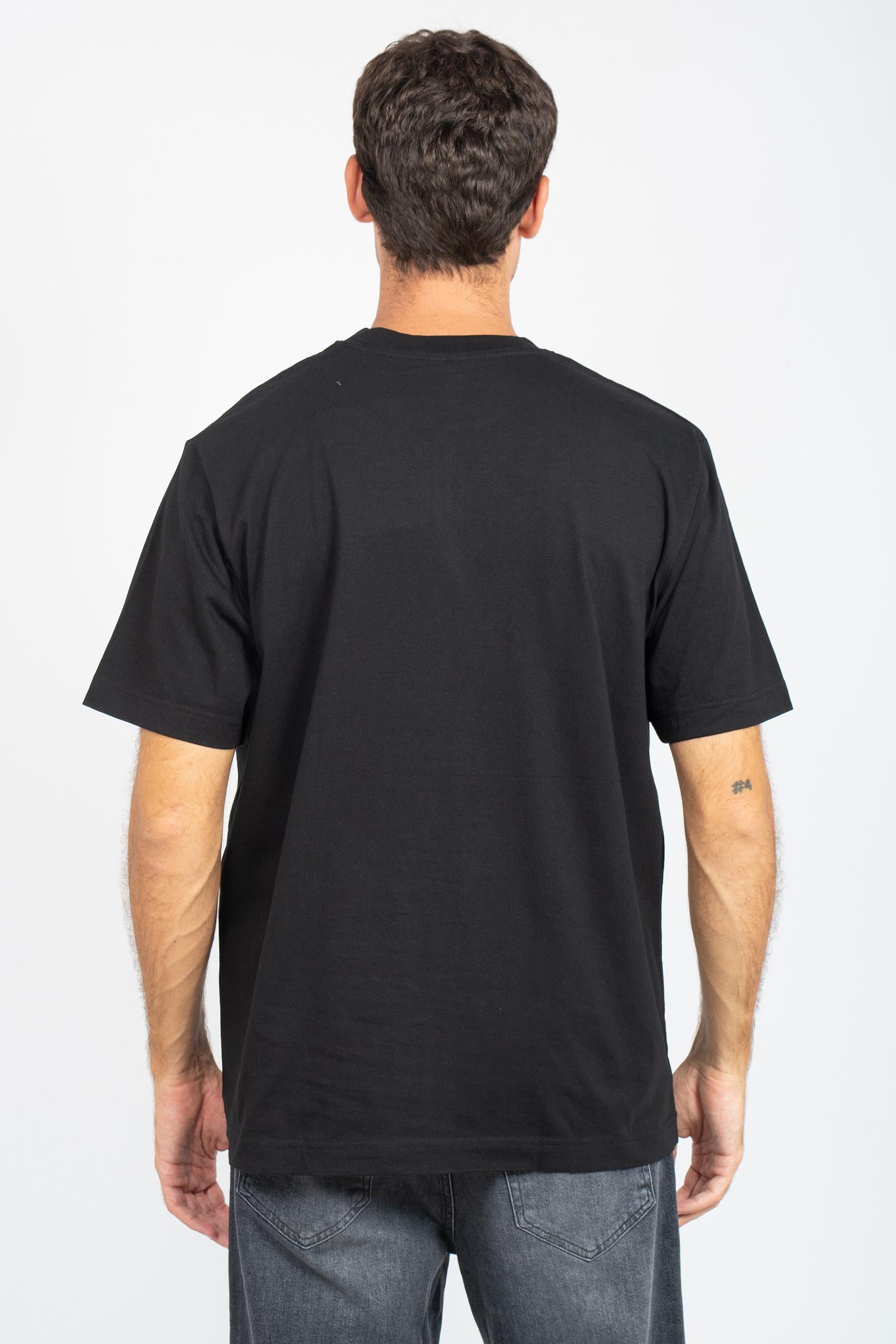 t-shirt oversize in cotone 'cher' TSOVER963CHER BLK ELITE