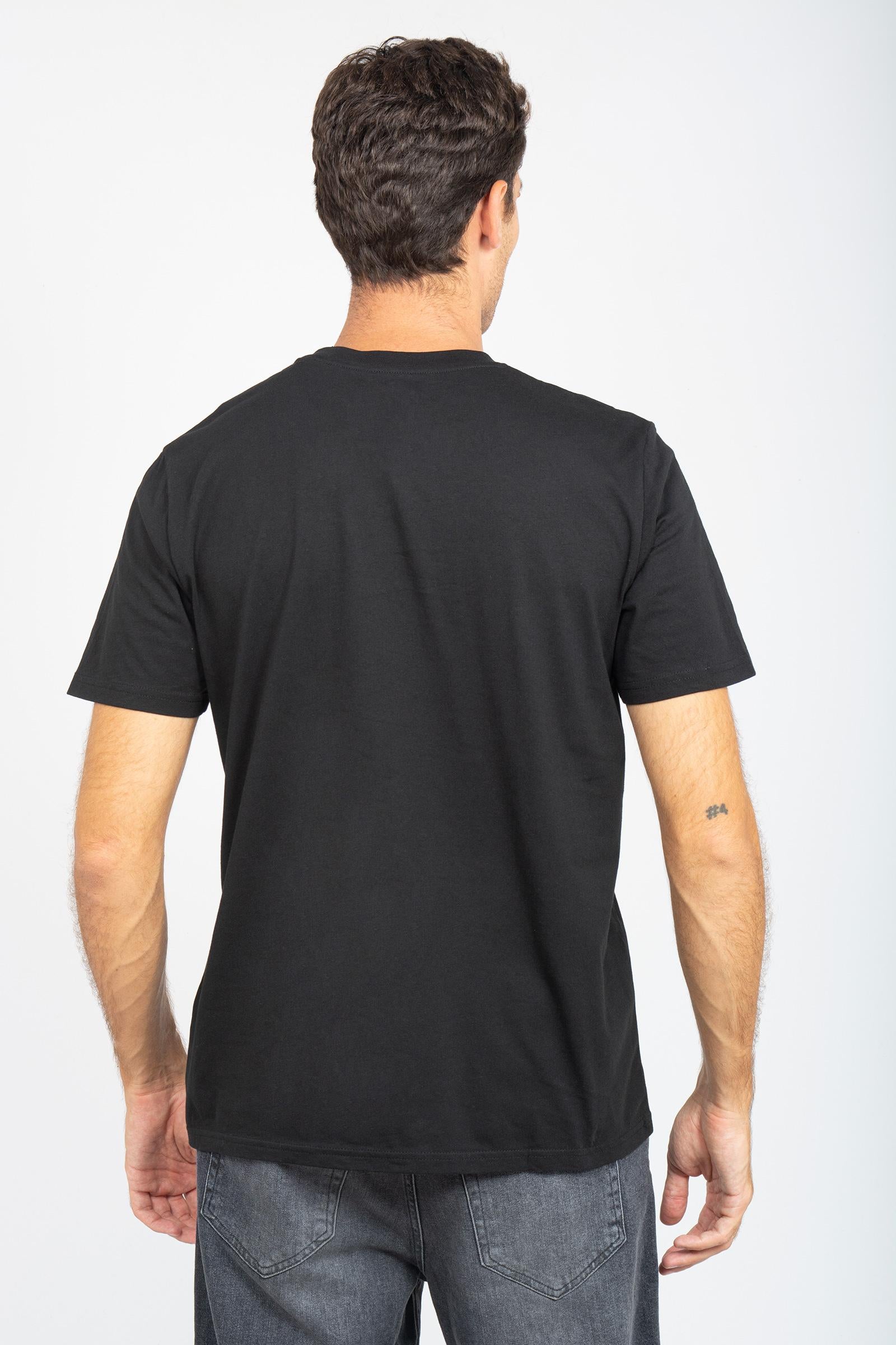 t-shirt in cotone 'la nuit charmant' TSBASIC938NUIT BLK ELITE