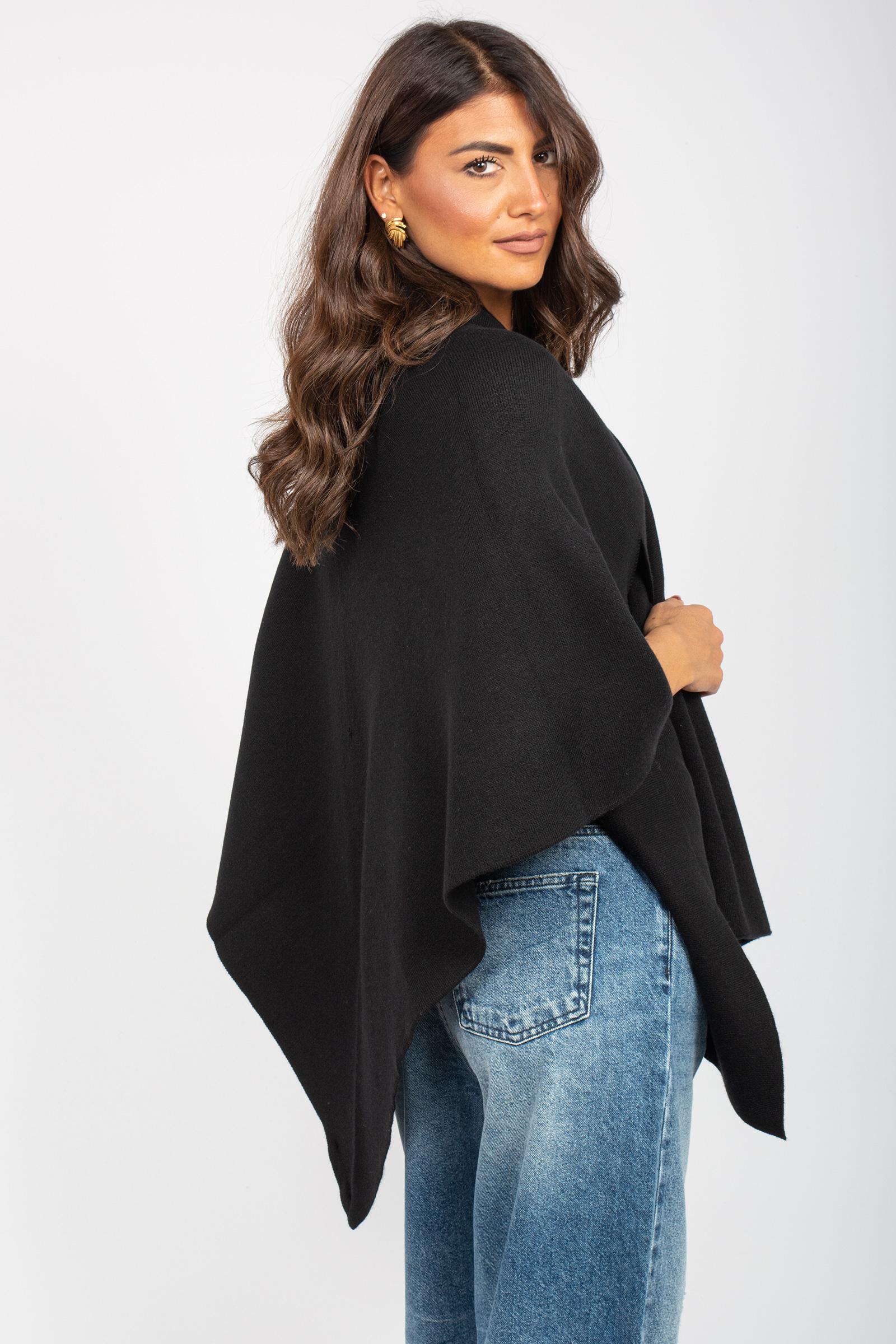 poncho con passante in misto lana 255M1170 029 MAIDA MILA