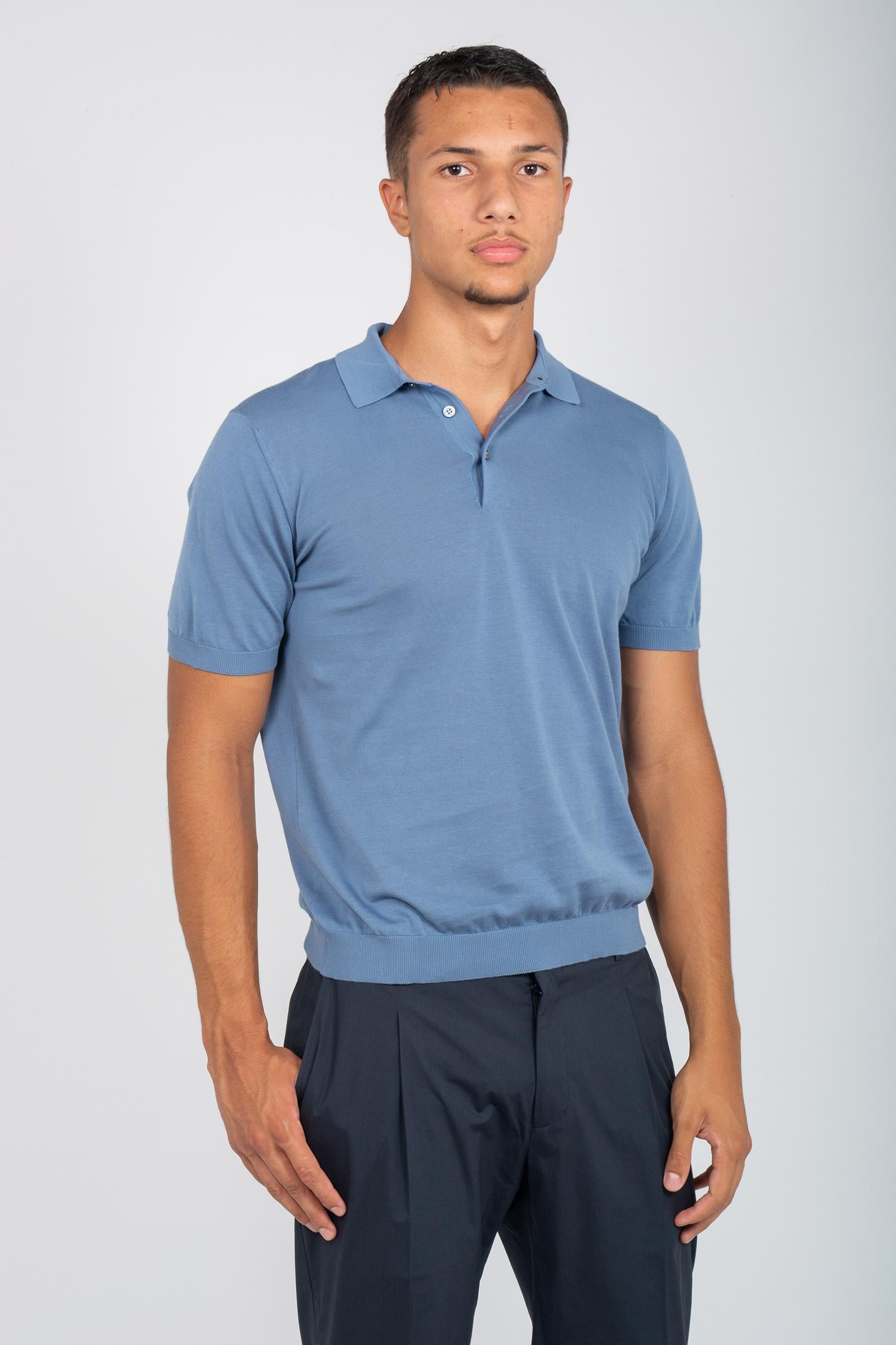 polo in cotone unito D0GN202 725 DRUMOHR