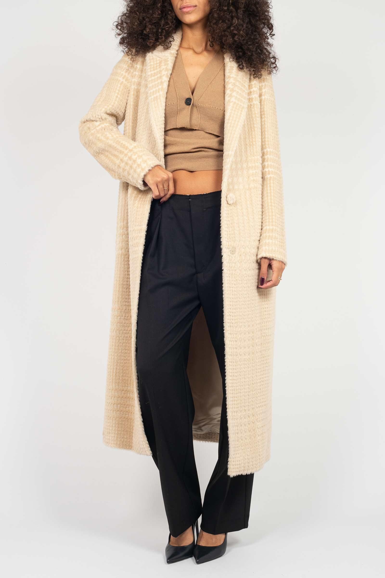 cappotto in alpaca pied de poule 9300264319 874 TARDIA