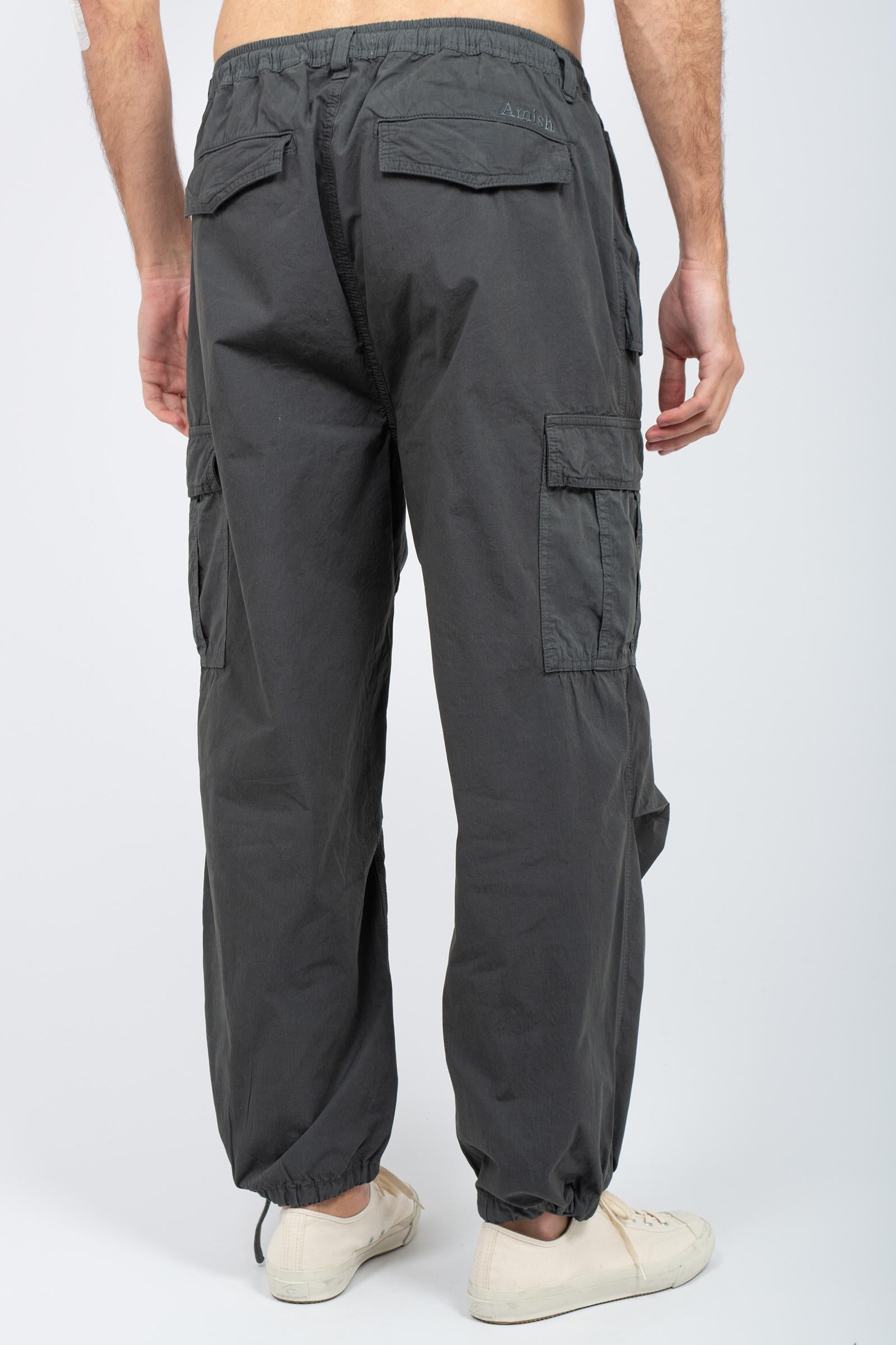 pantalone cargo in cotone washed 'para' AMU123CK820569 C0073 AMISH