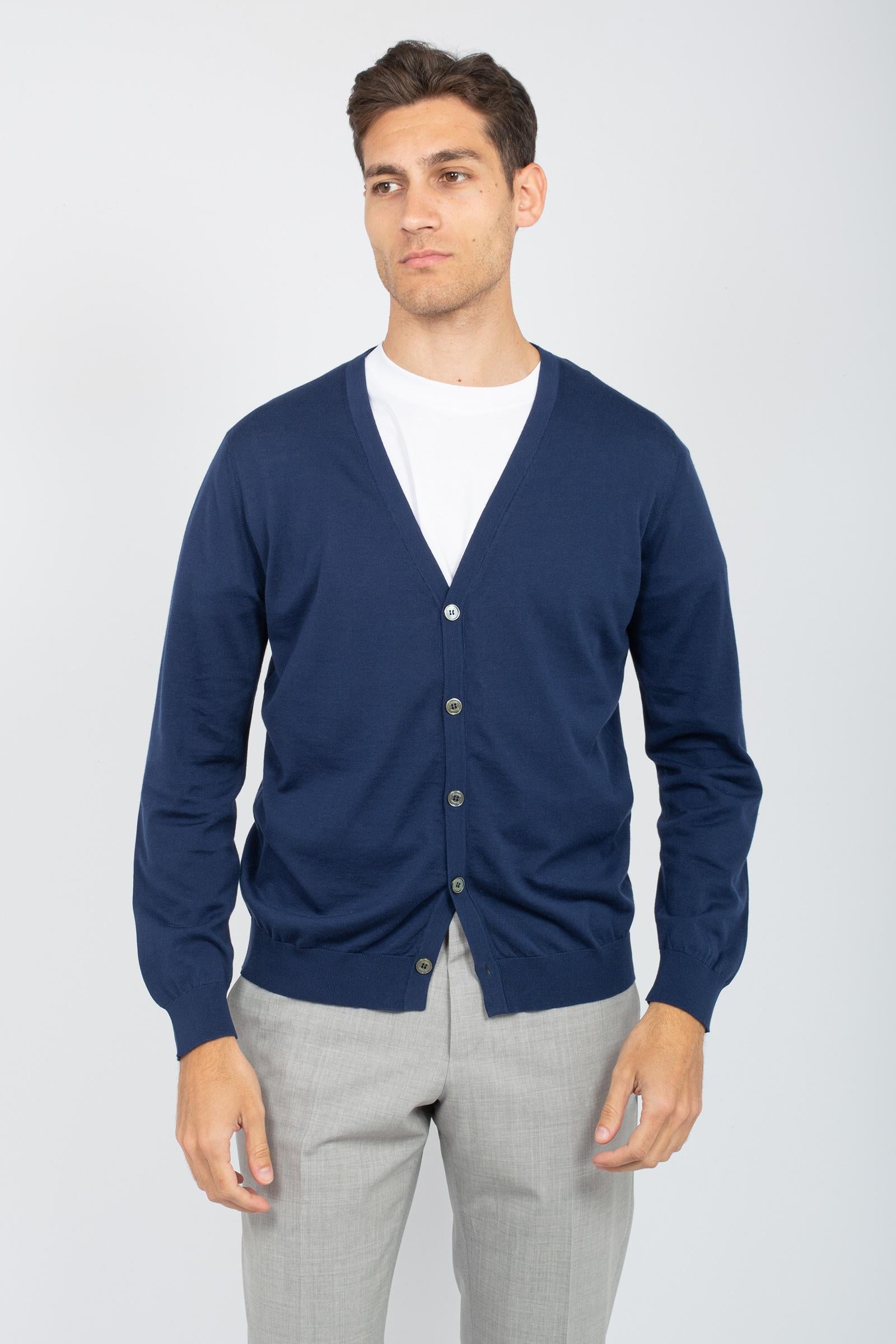 cardigan in cotone unito D0GN109 770 DRUMOHR