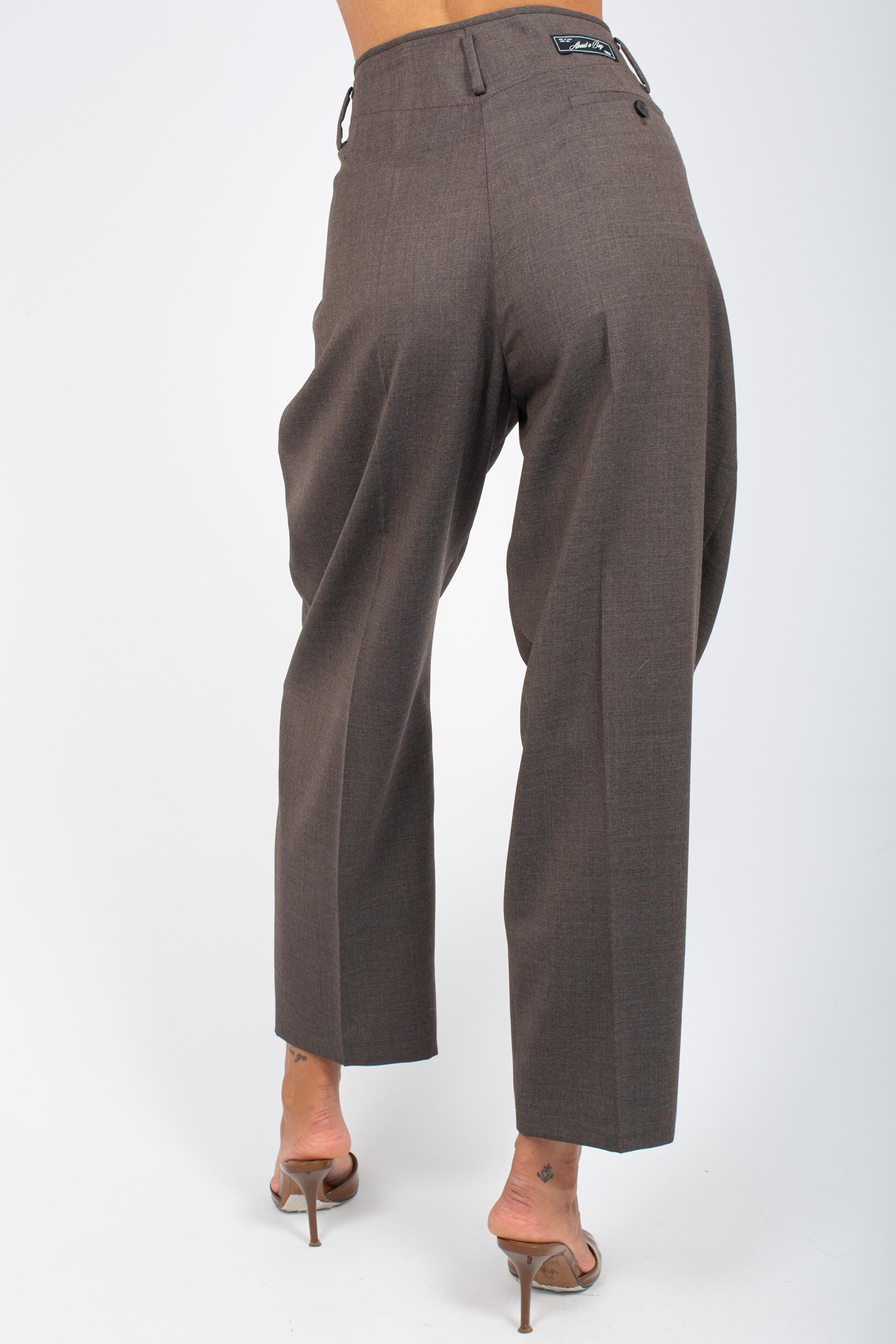 pantalone in lana 'thalita' P5WZ25 X17 ERIKA CAVALLINI