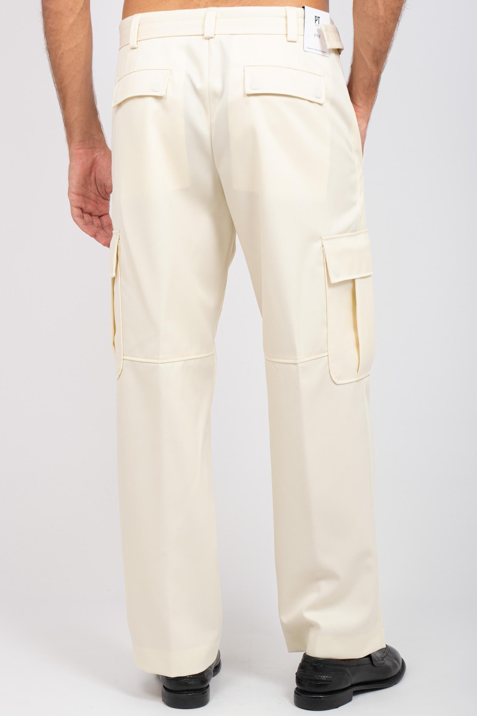 pantalone con in gabardine di lana 'the hunter' COAFHTZL0TTK SD740015 PT TORINO
