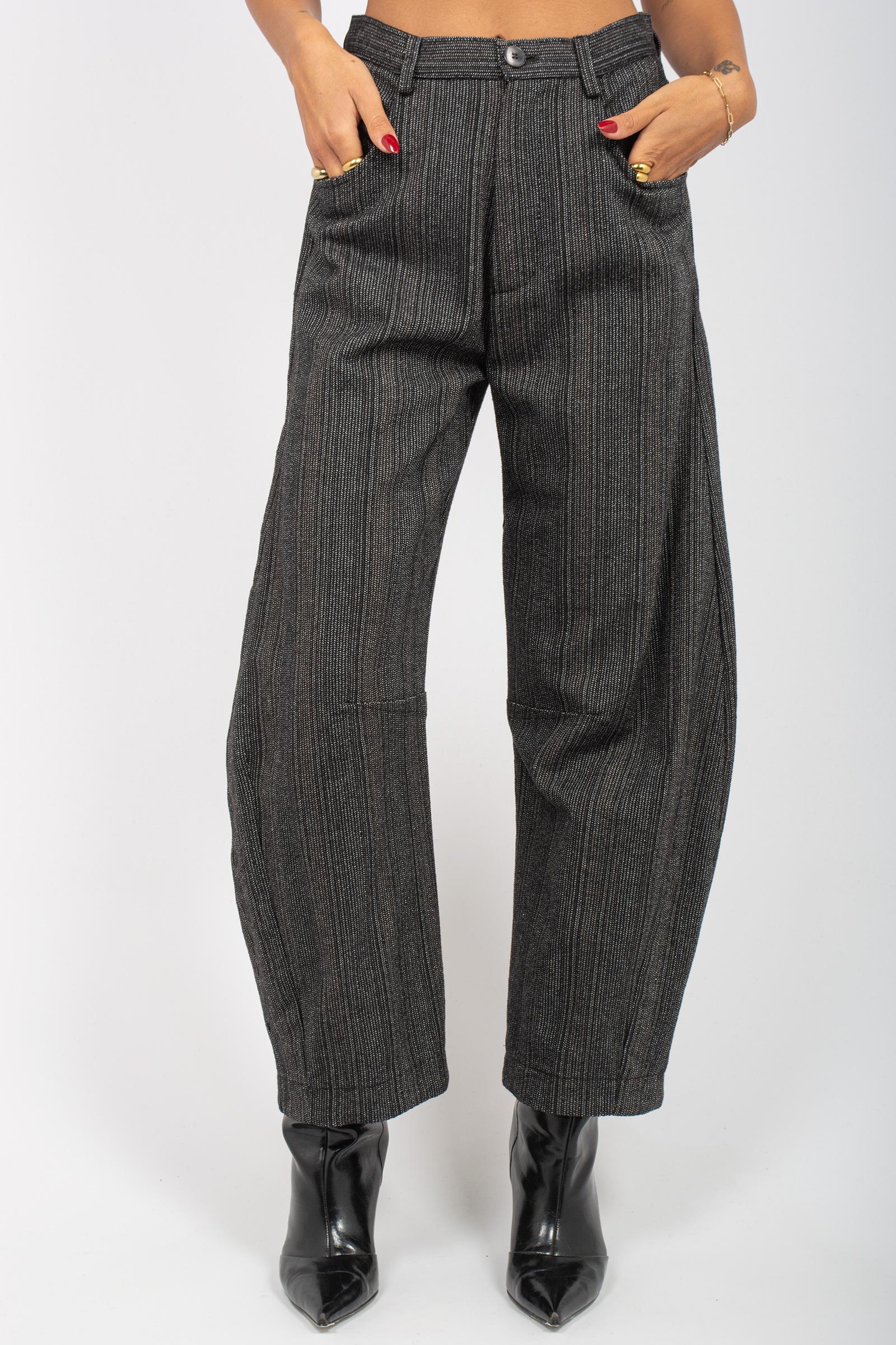 pantalone sale e pepe in misto cotone M1F0034 GRIGIO SOLOTRE