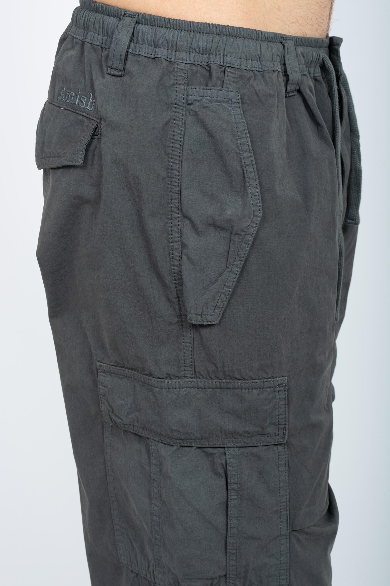 pantalone cargo in cotone washed 'para' AMU123CK820569 C0073 AMISH