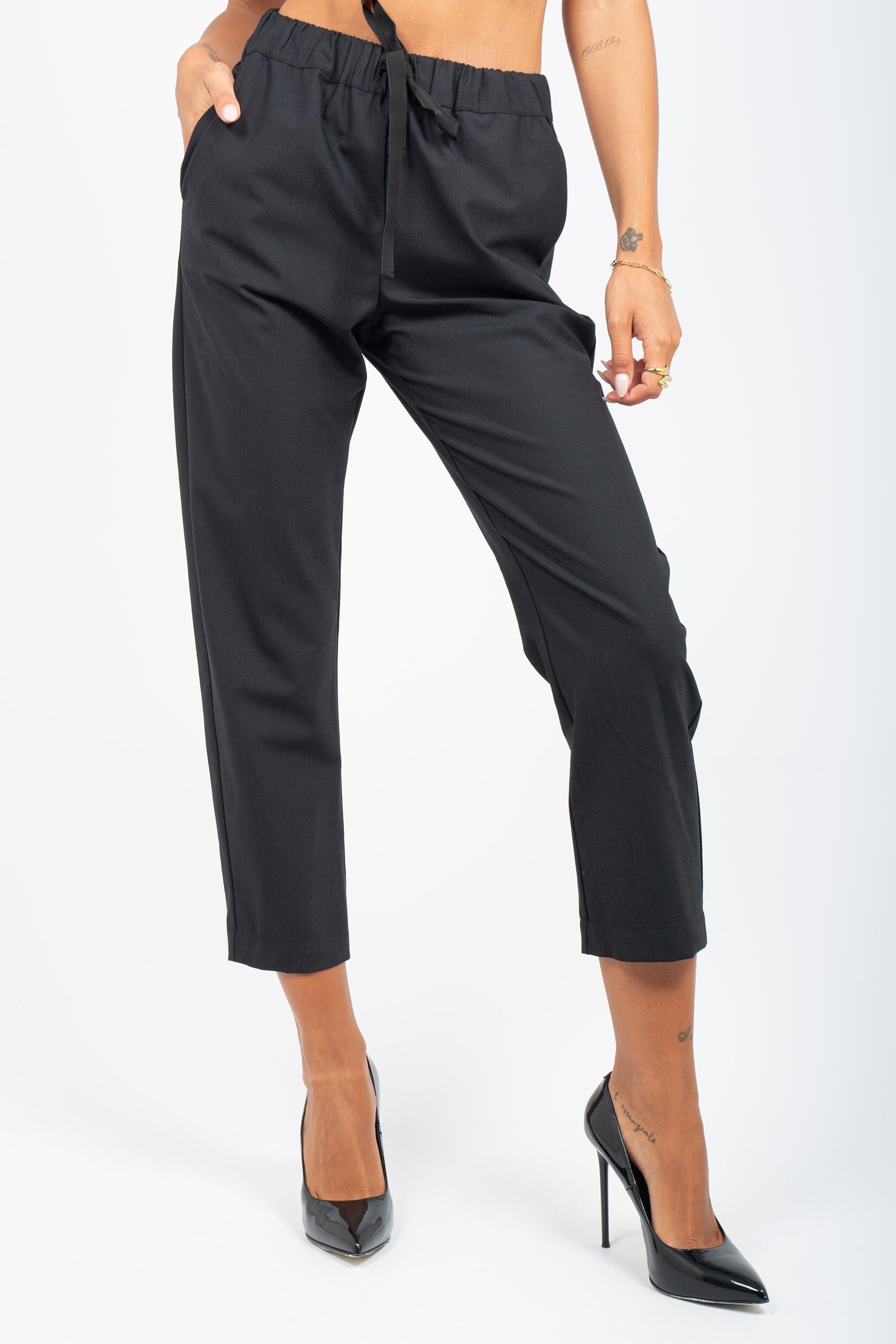 pantalone in misto lana 'buddy' Y5WI35 Y69 SEMICOUTURE