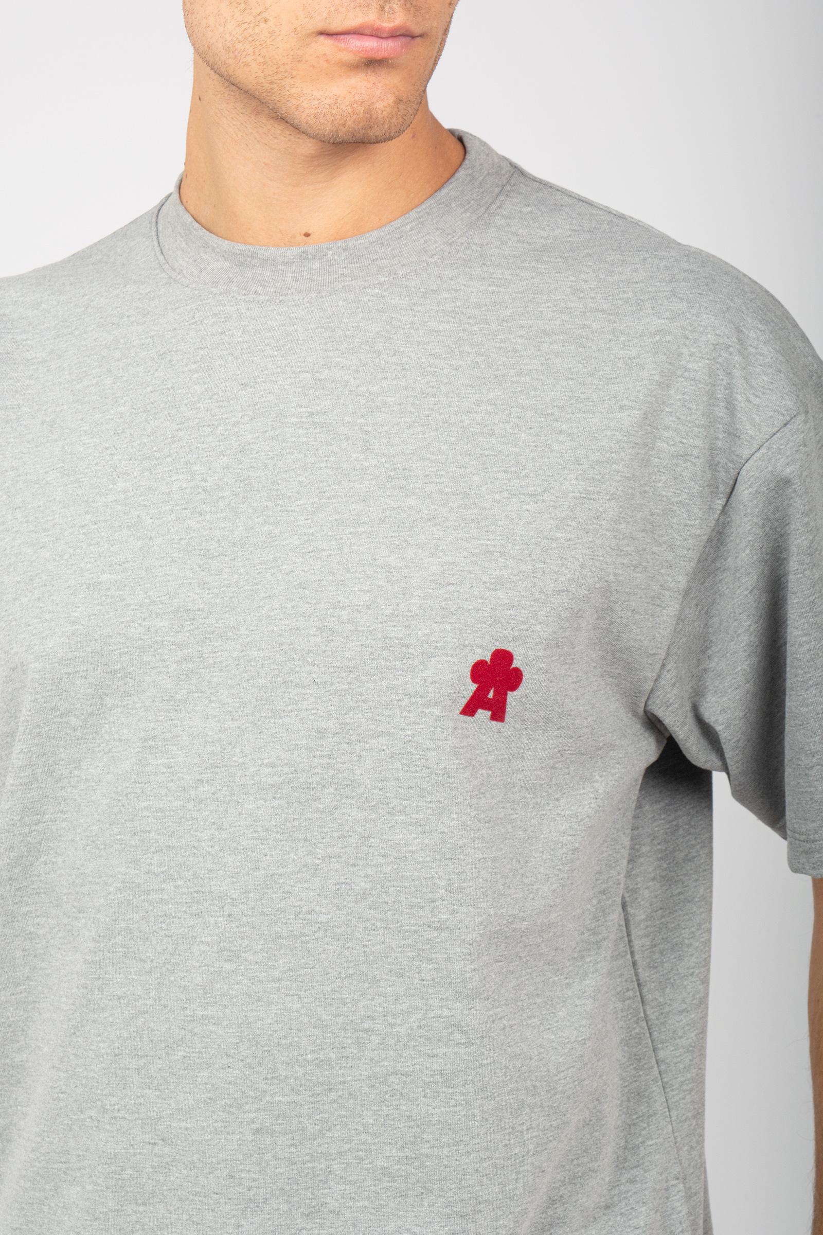 t-shirt in cotone con logo F5PKUATH172 101 A PAPER KID