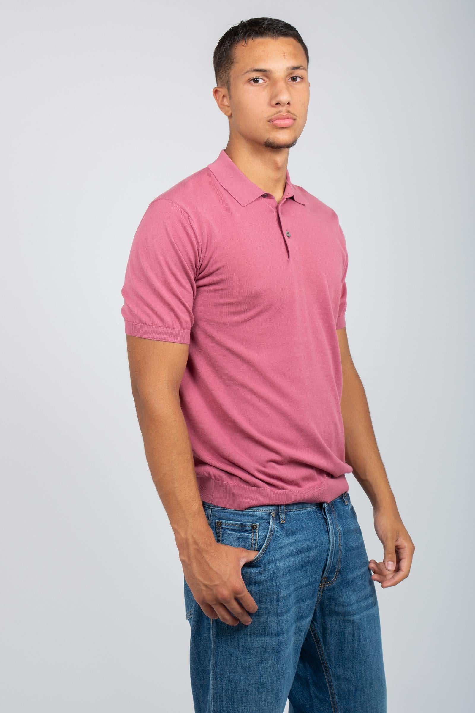 polo in cotone unito D0GN202 349 DRUMOHR