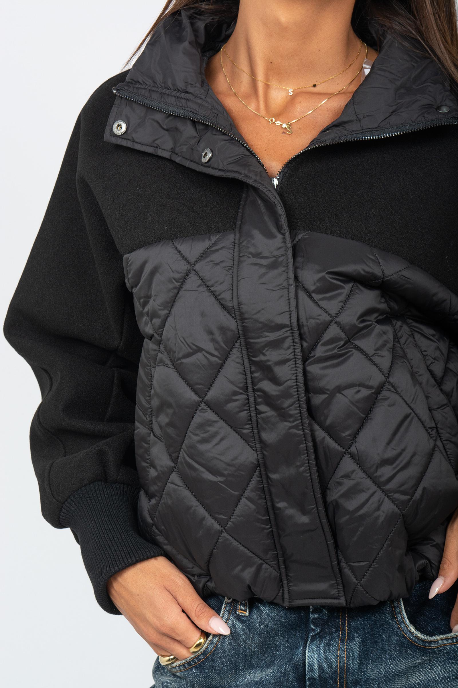 giacca piumino in lana e nylon R122R002130N 33 DIANA GALLESI