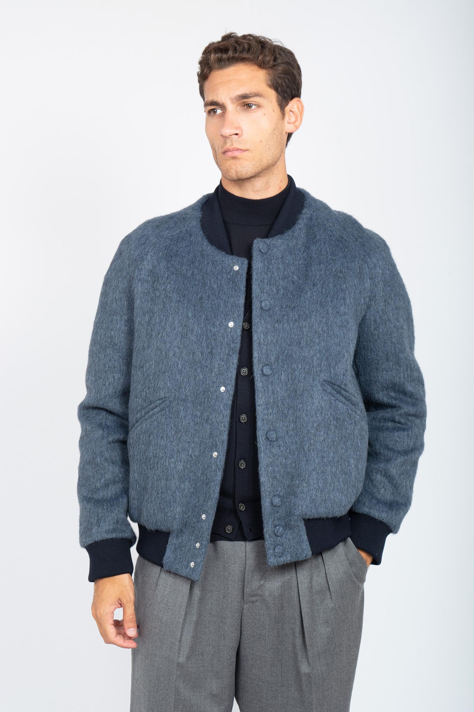 college jacket in misto lana ed alpaca TL2FBM200TOR LB100330 PT TORINO