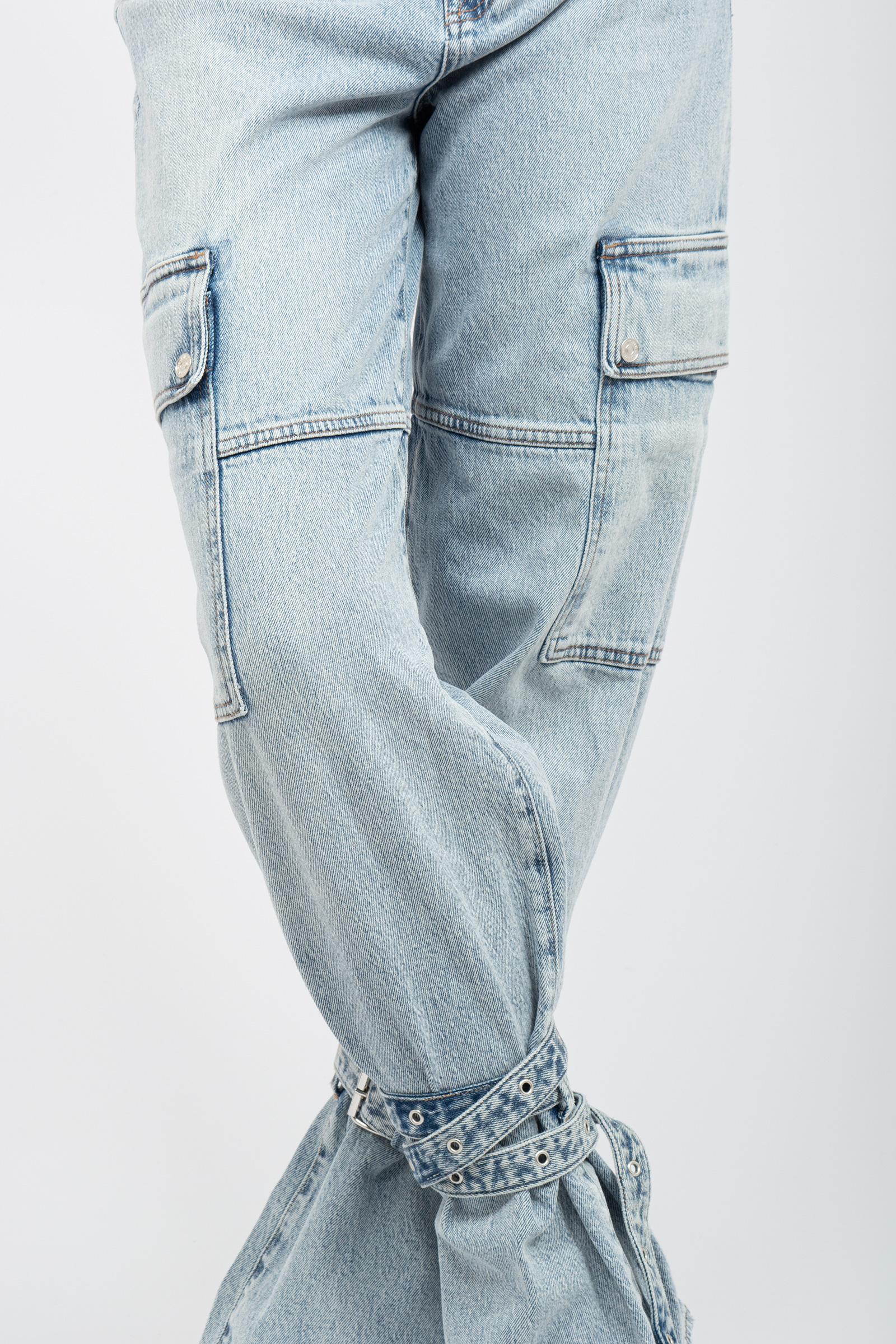 Denim cargo 'the belted' JSCCC100 ARCTICLIGHTBLU 7 FOR ALL MANKIND