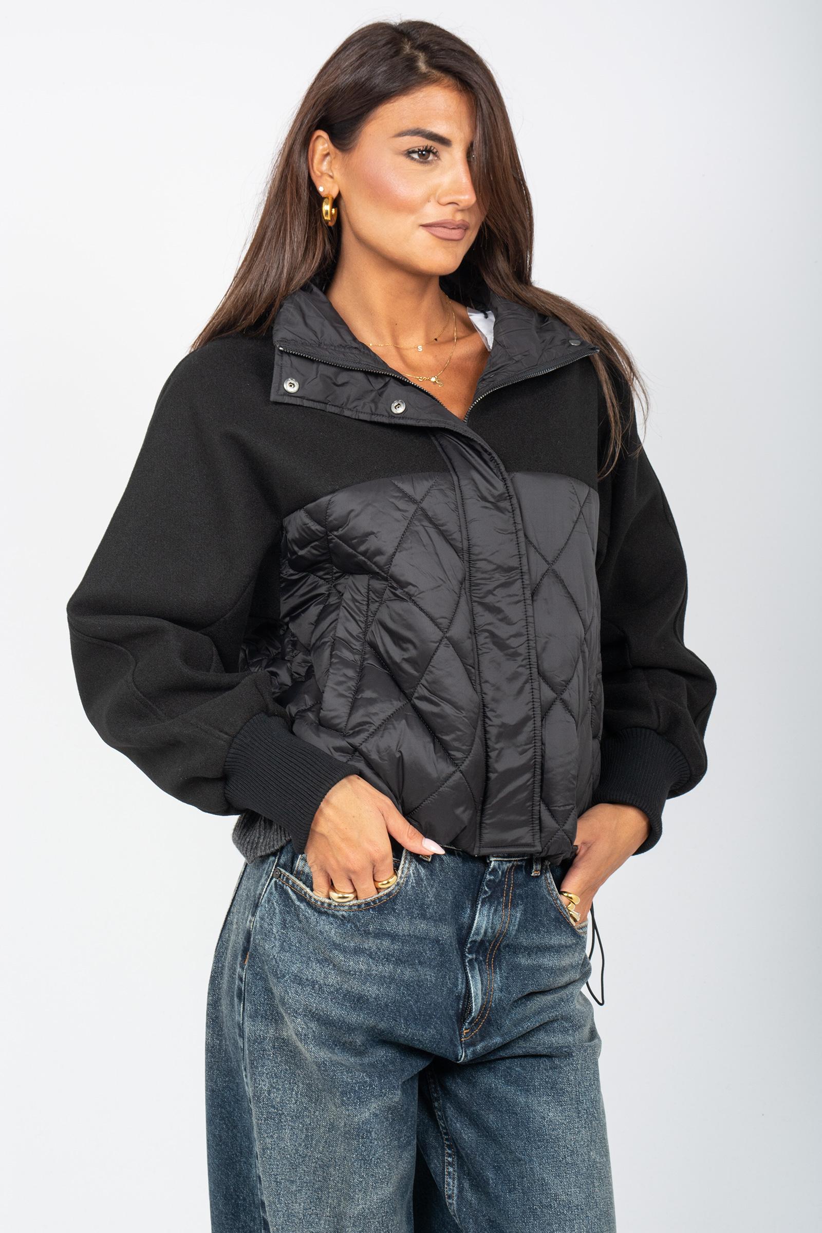 giacca piumino in lana e nylon R122R002130N 33 DIANA GALLESI