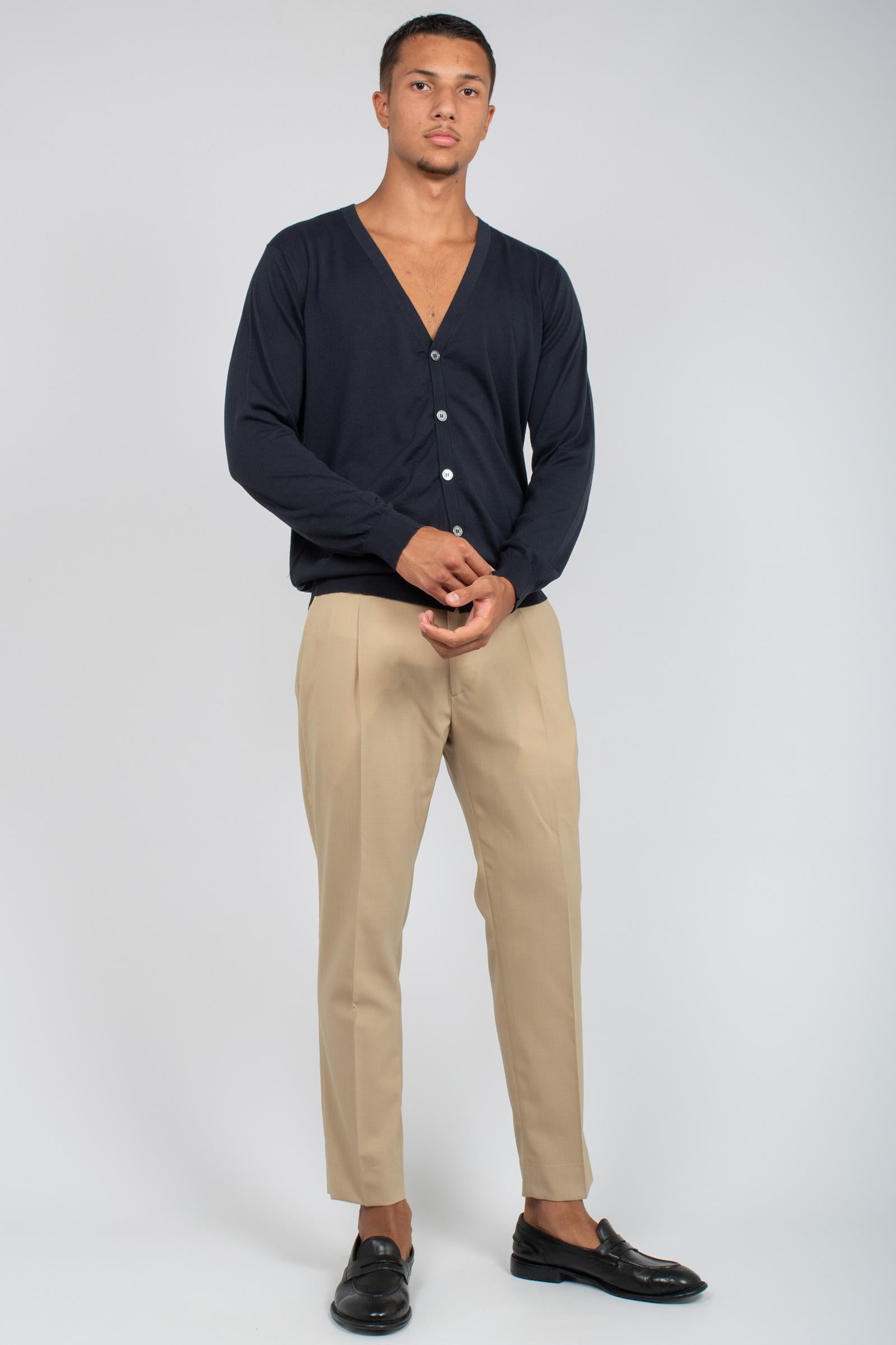 cardigan in cotone unito D0GN109 795 DRUMOHR