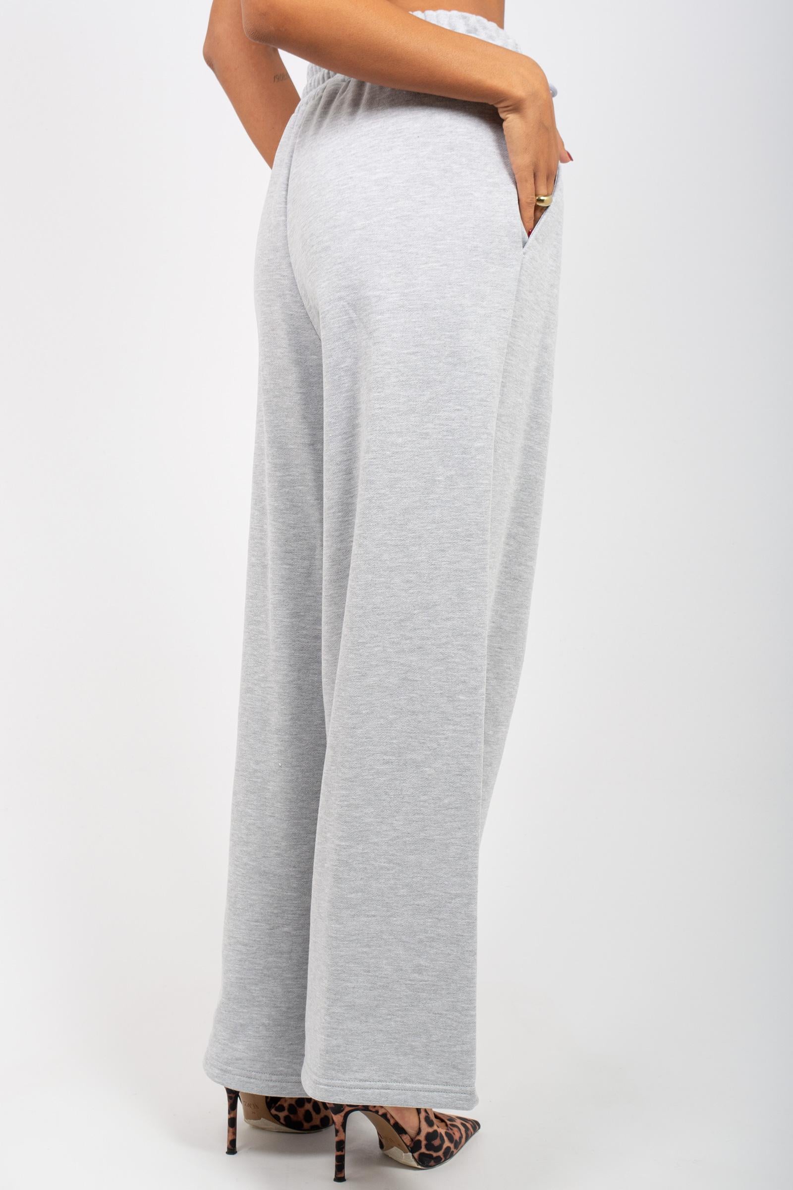 jogger in cotone M1F0008 GRIGIO SOLOTRE