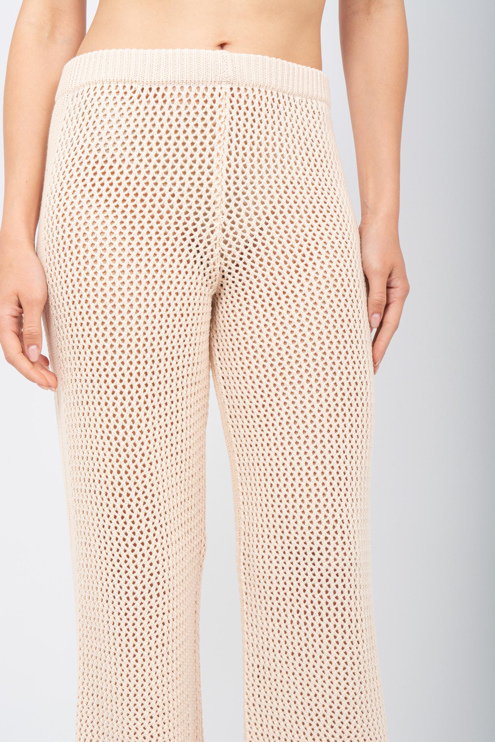pantalone a rete di cotone L5V7713D 300 DRUMOHR