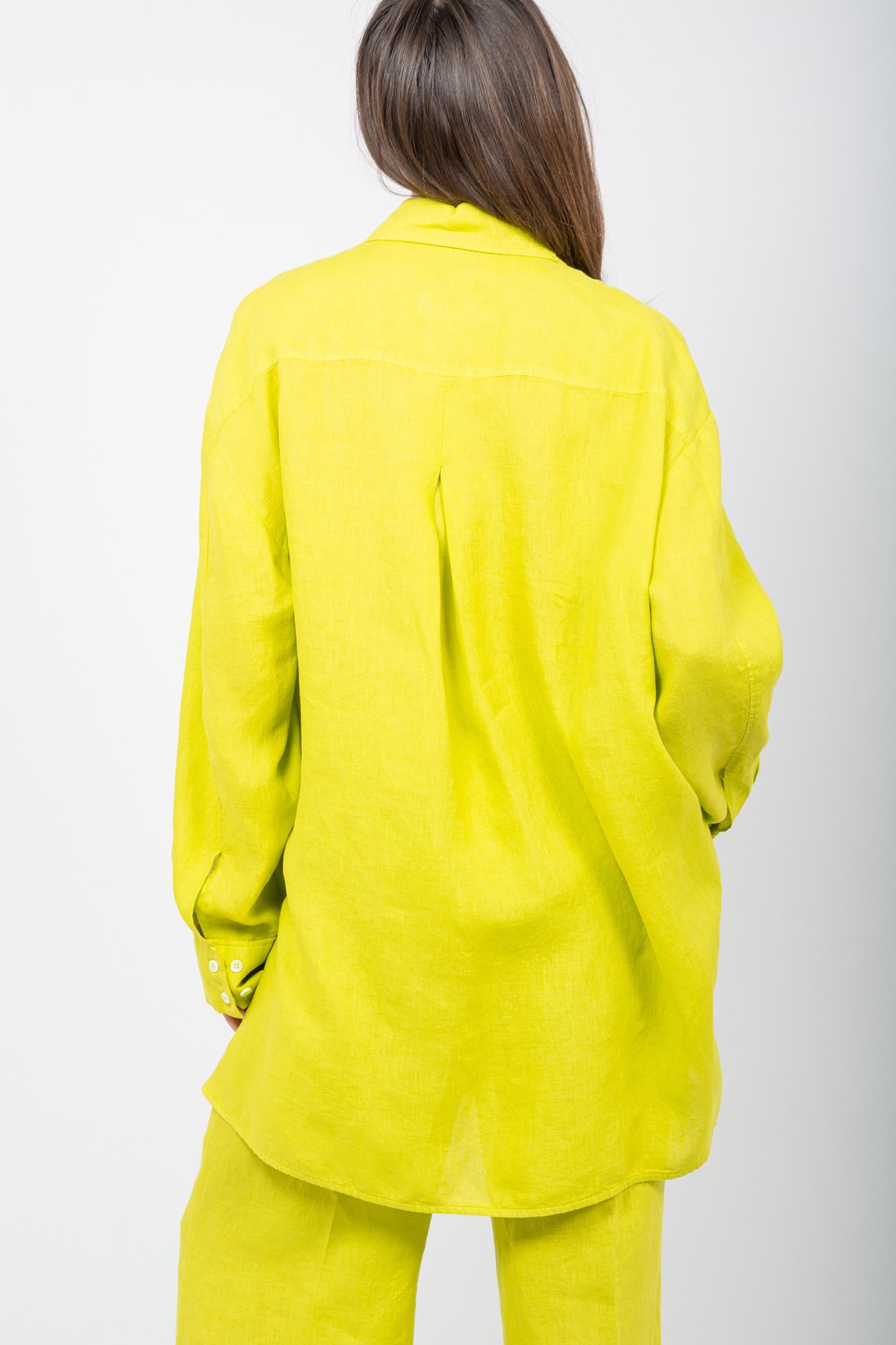 camicia in lino LS467S01 225 DRUMOHR