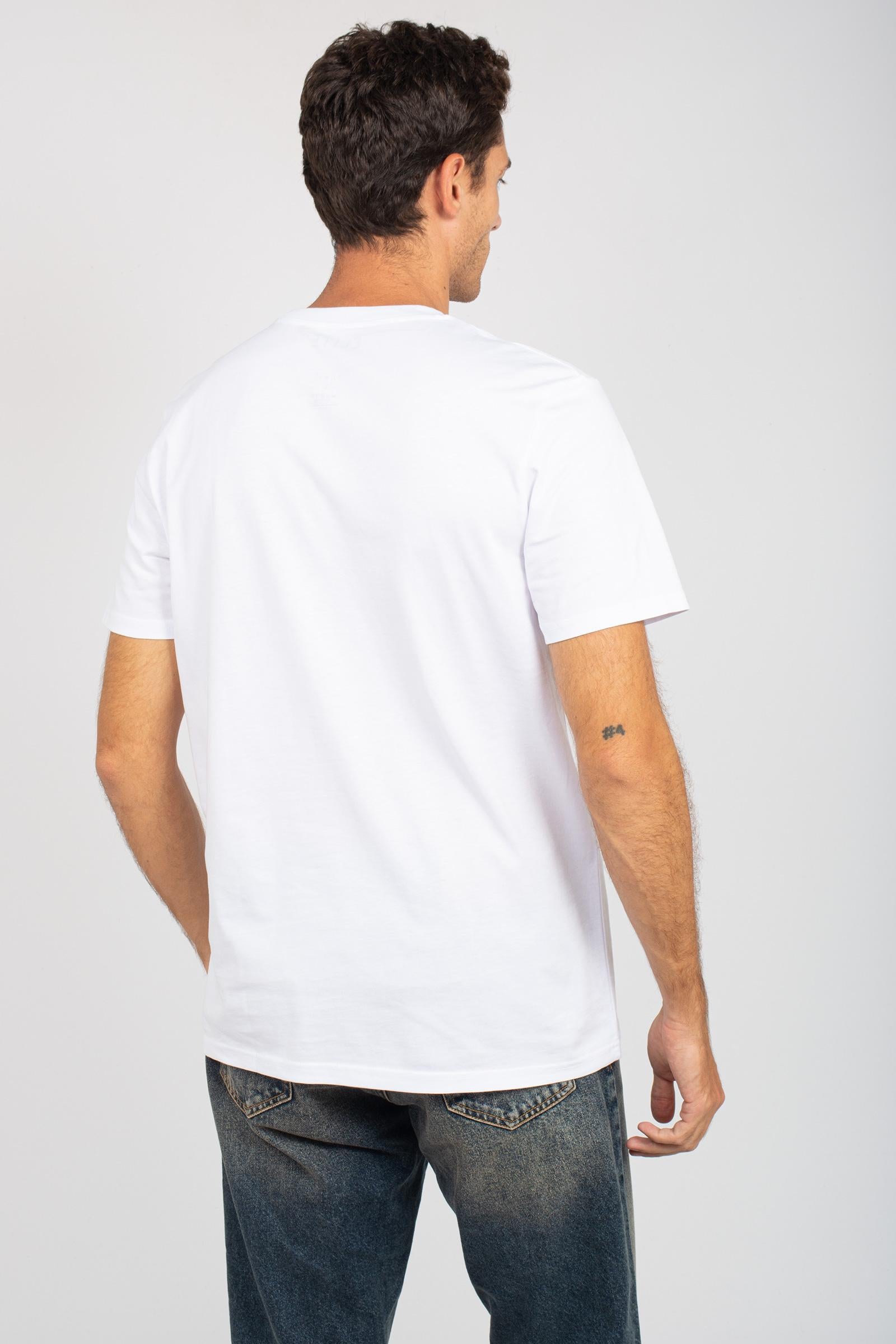 t-shirt in cotone 'room service' TSBASIC946ROOM WHT ELITE