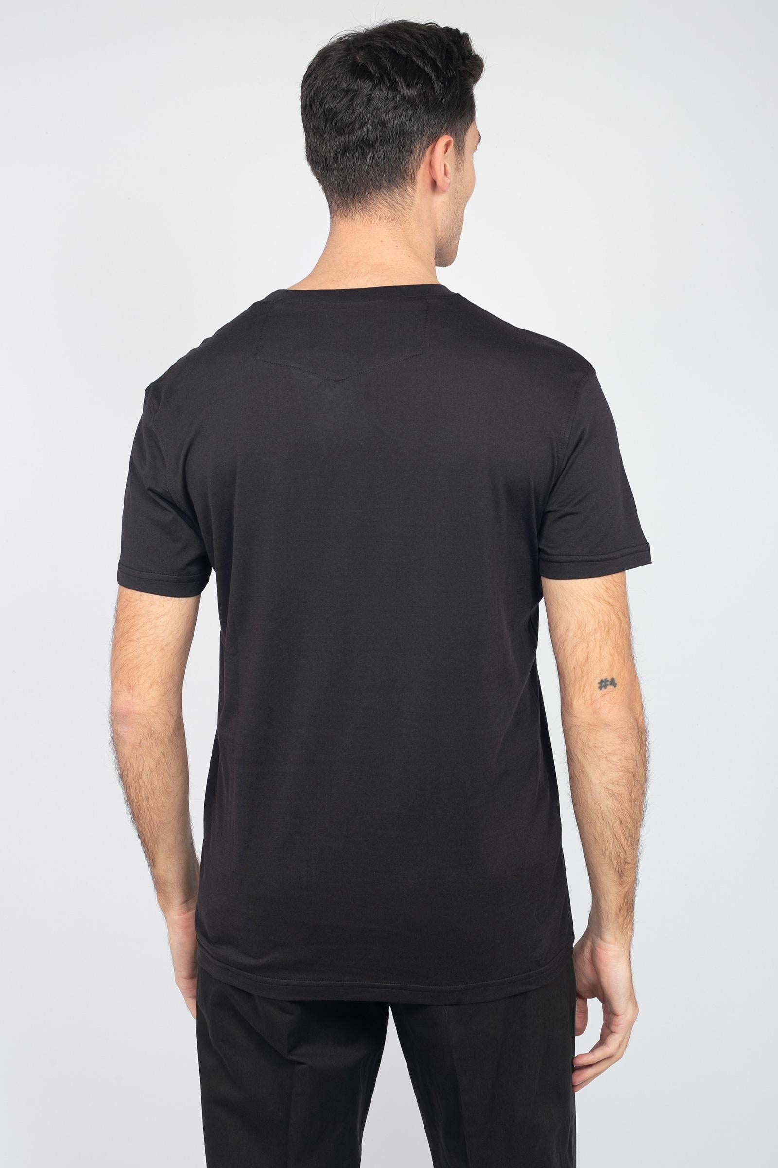 t-shirt in cotone e seta TL5STM050LEL 01CD0990 PT TORINO