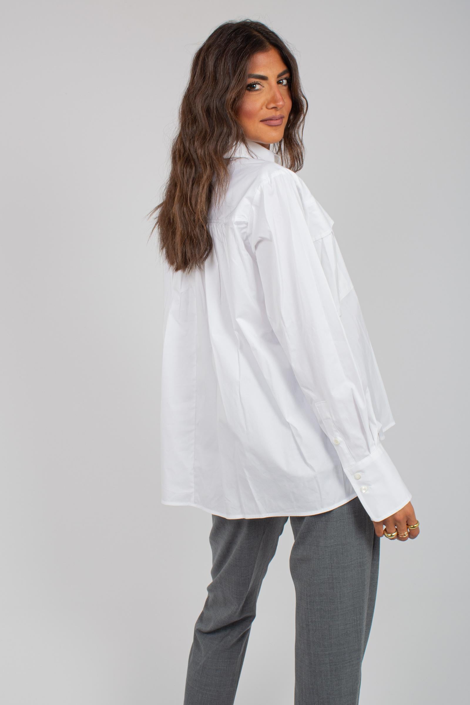 camicia in cotone 'samuela' Y5WK09 A01 SEMICOUTURE