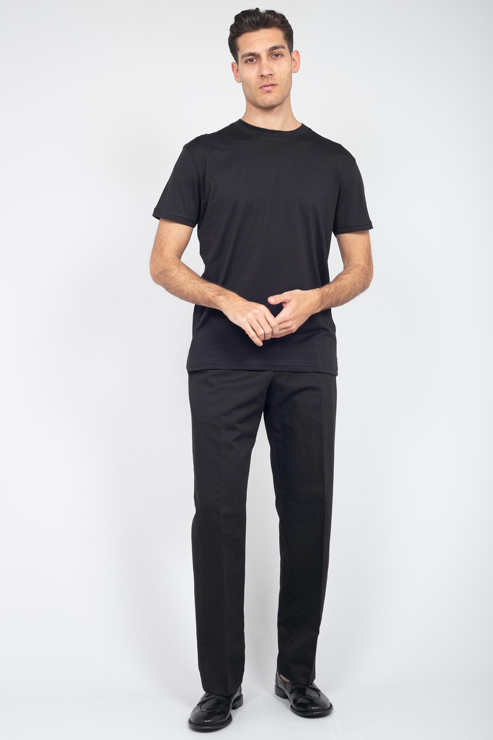 t-shirt in cotone e seta TL5STM050LEL 01CD0990 PT TORINO