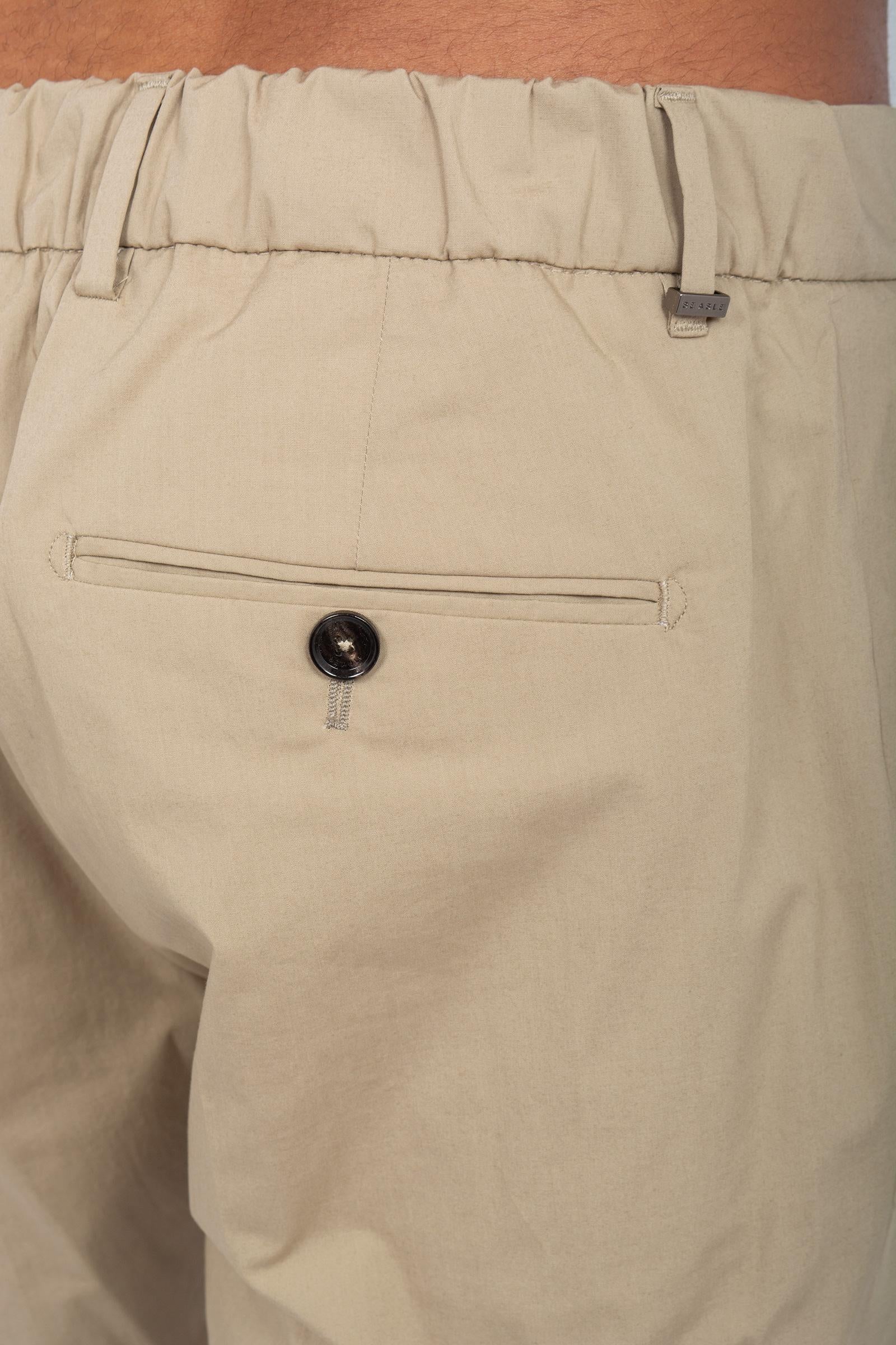 pantalone in cotone 'riccardo' RICCARDOSTSC NOCCIOLA BE ABLE