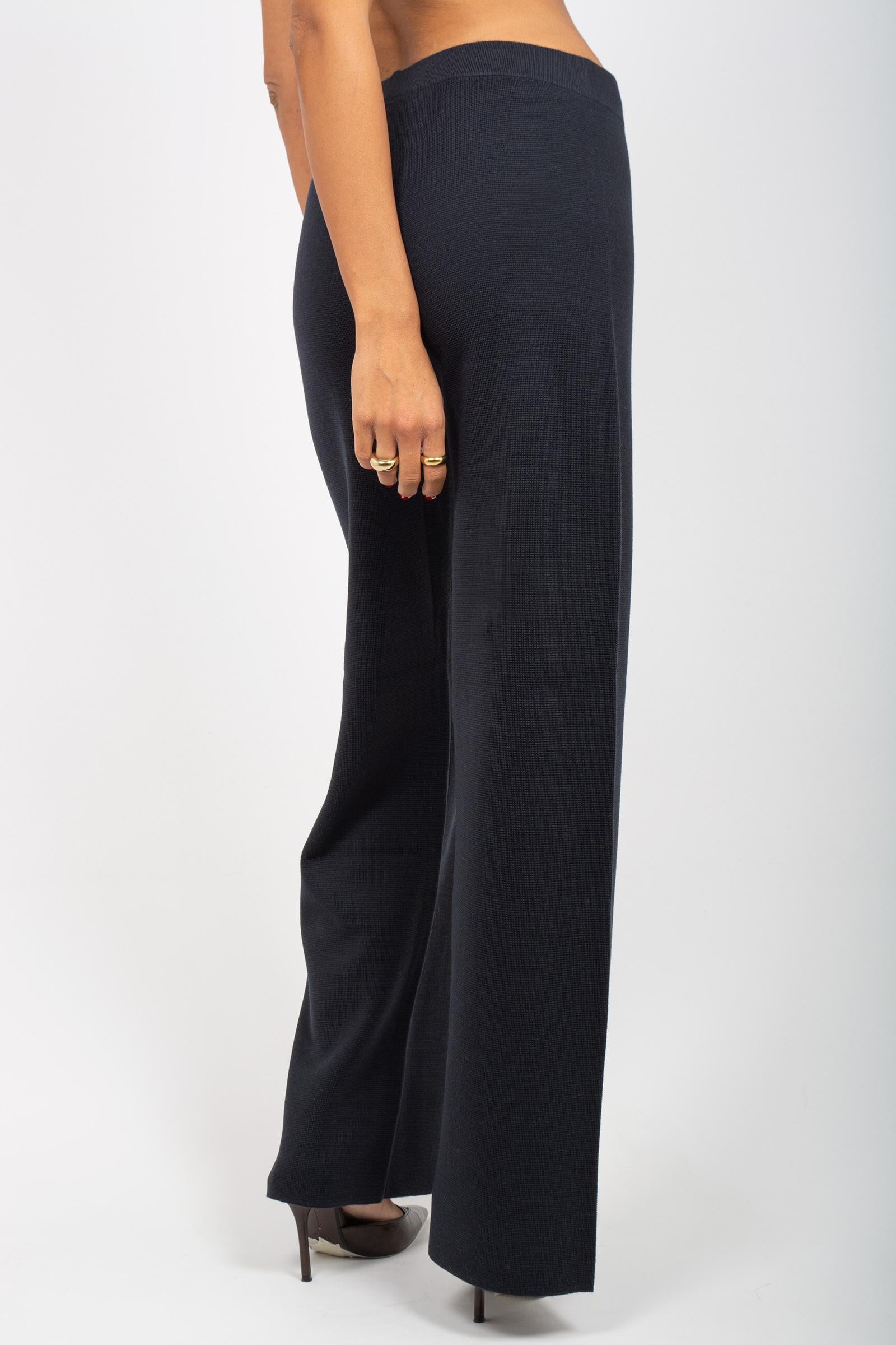 pantalone palazzo in misto lana 255M6015 304 MAIDA MILA