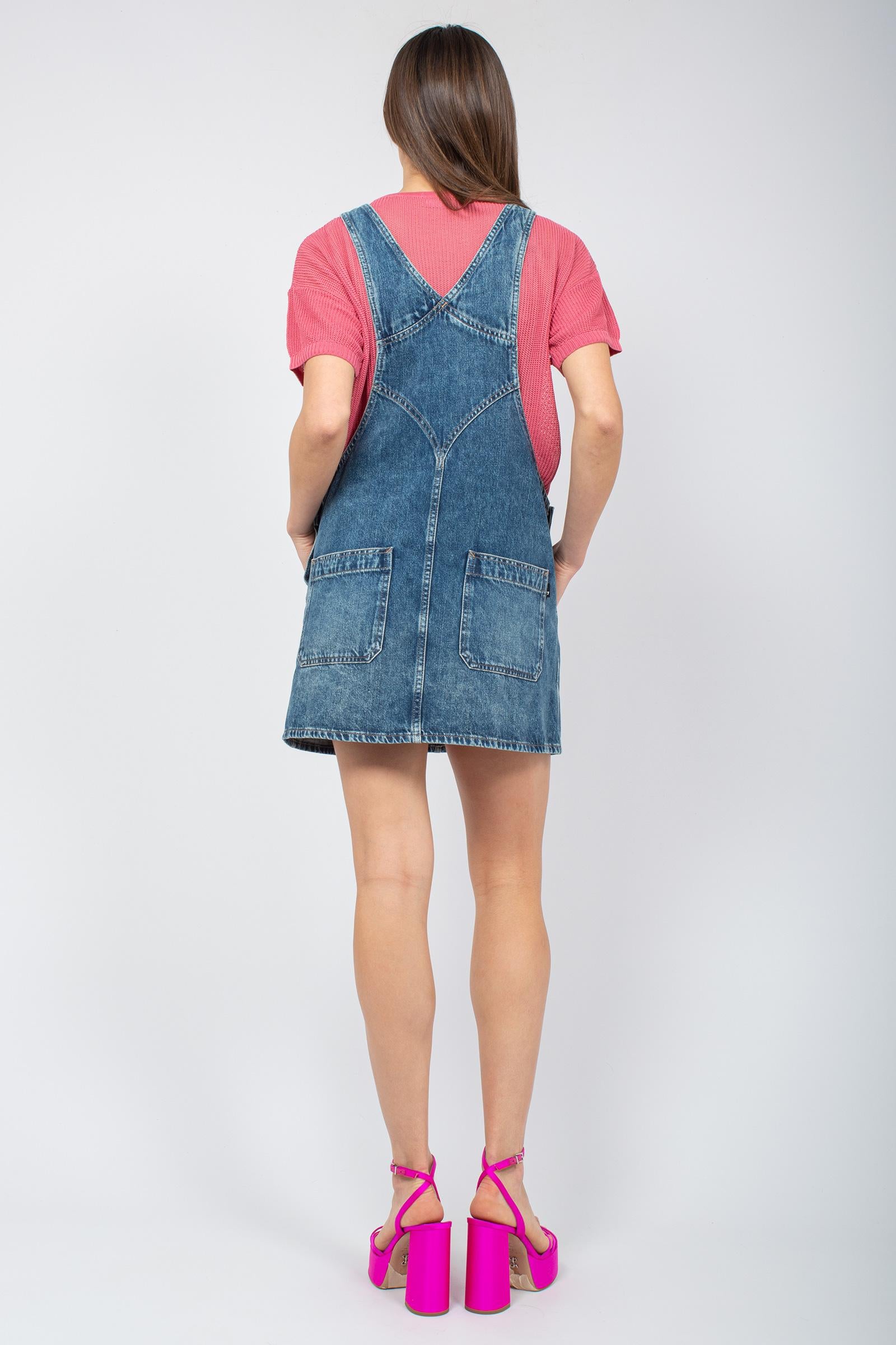 abito salopette in denim 7U024555 JASPER 7 FOR ALL MANKIND