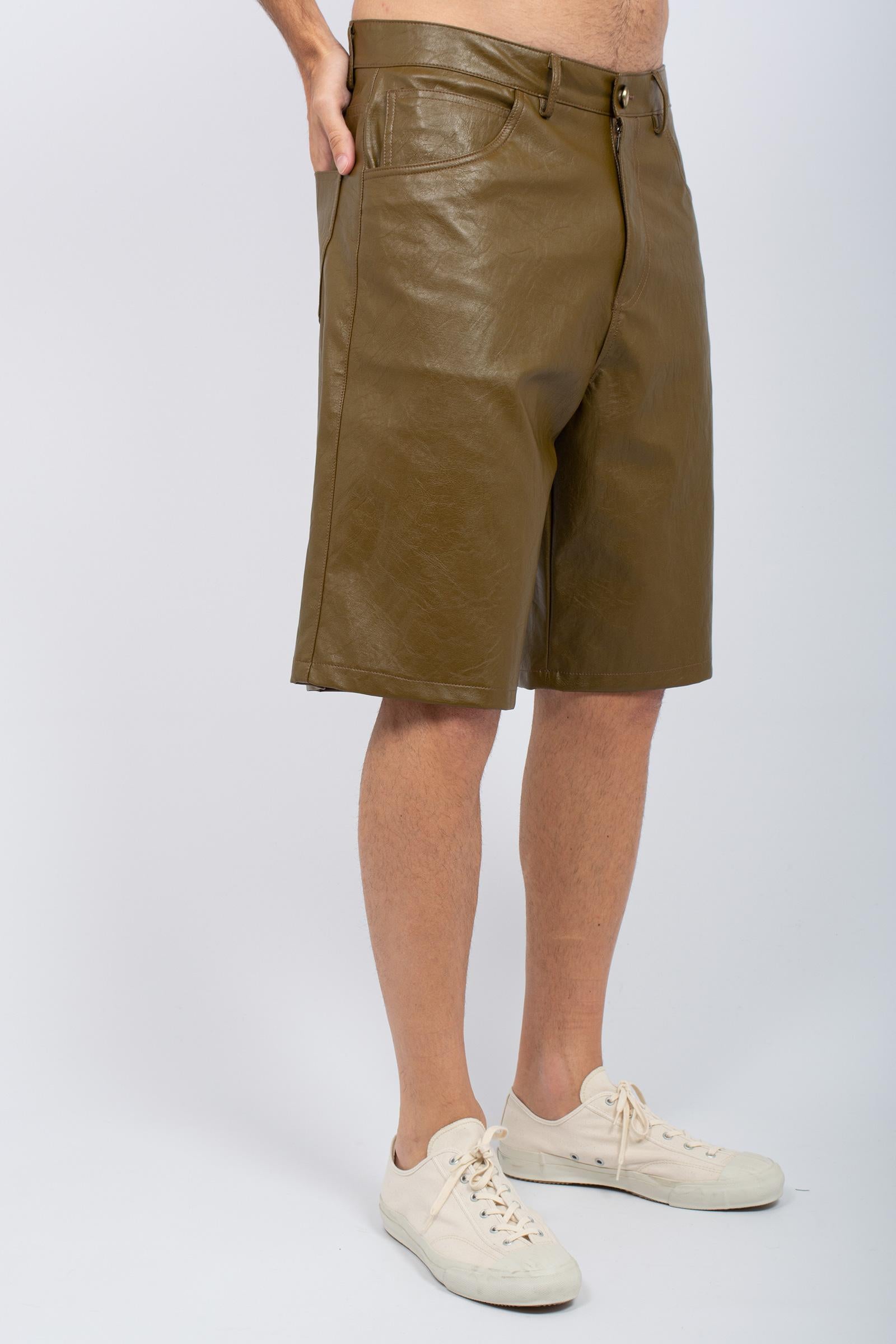 bermuda in ecopelle 2201C533 OLIVE C93